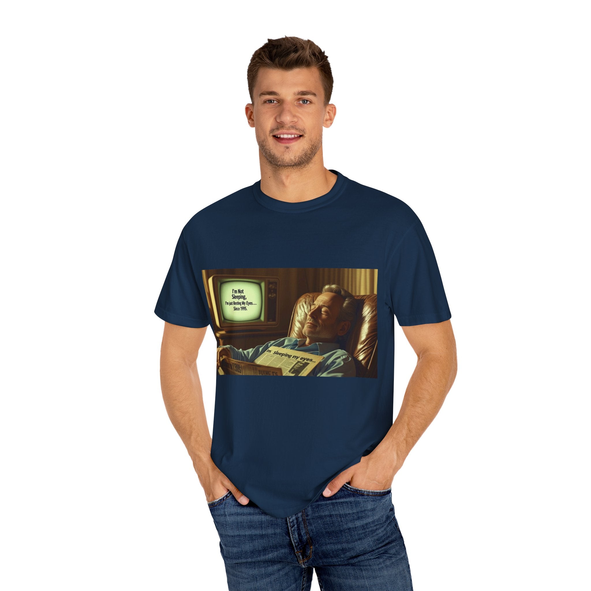 Vintage Humor Graphic Tee, Perfect for Relaxing, Gift for Couch Potatoes, Fun Statement T-Shirt, Father's Day, Casual Wear