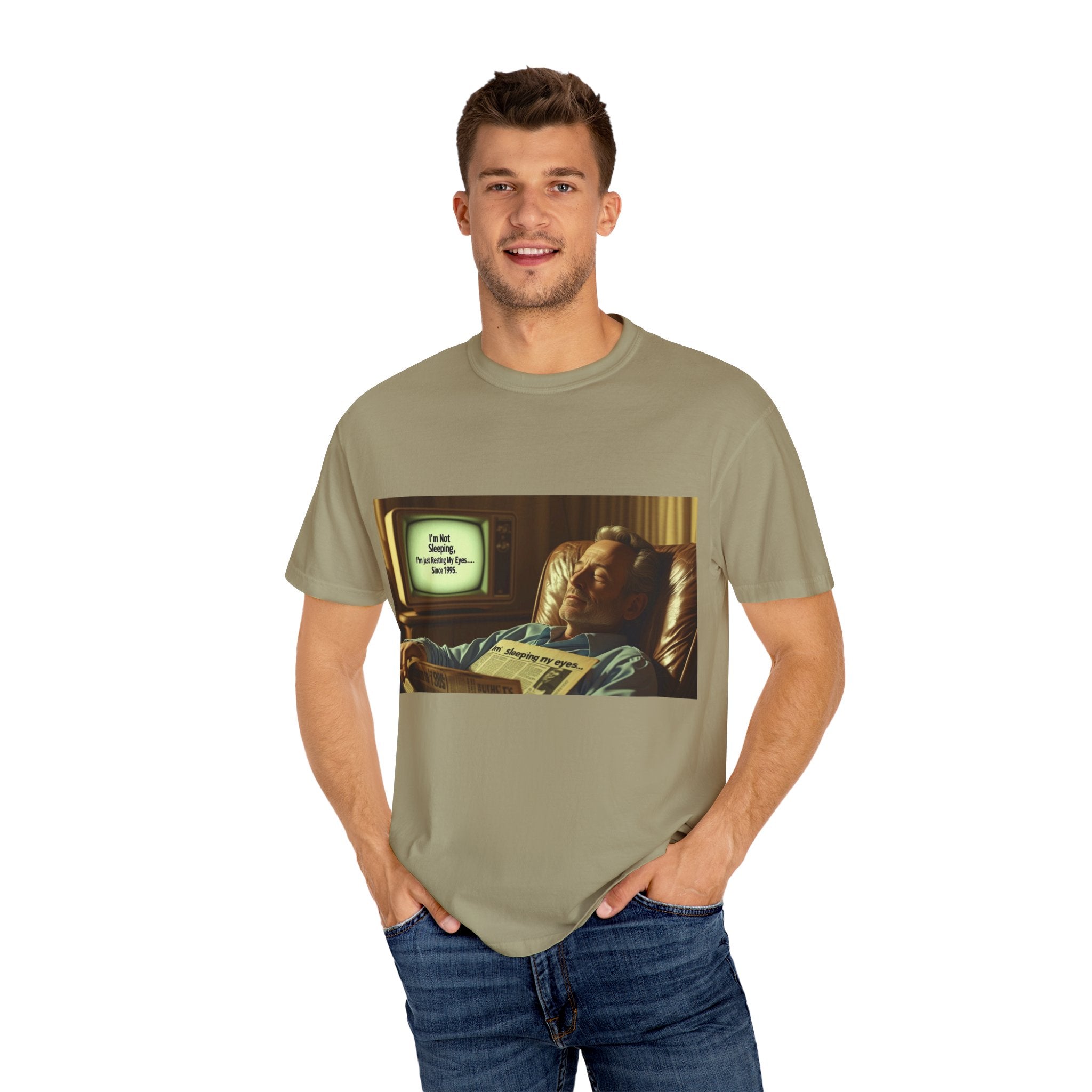 Vintage Humor Graphic Tee, Perfect for Relaxing, Gift for Couch Potatoes, Fun Statement T-Shirt, Father's Day, Casual Wear