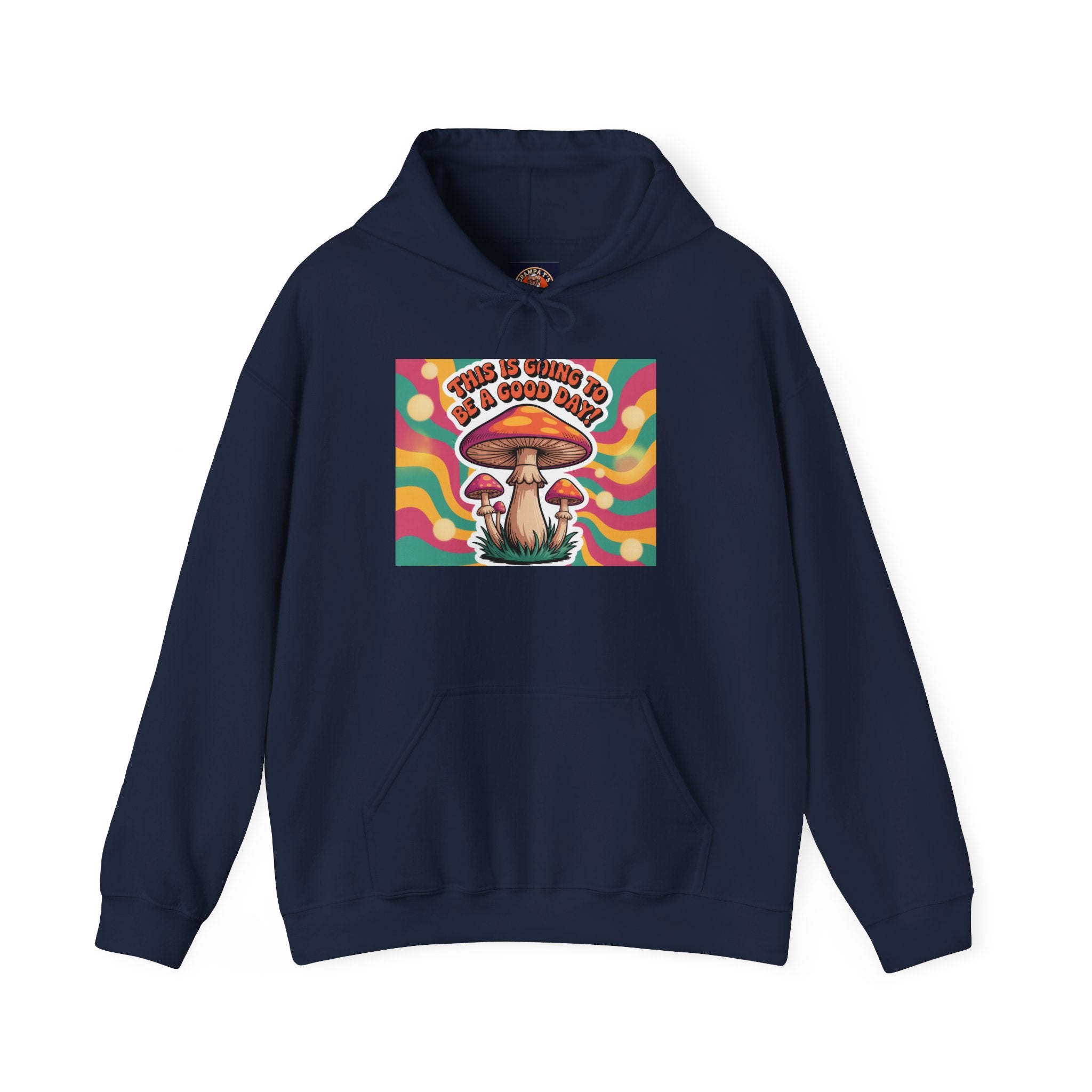 Groovy Mushroom Hoodie - Psychedelic Sweatshirt for Festivals, Cozy Gift for Nature Lovers, Unisex Pull-over for Good Vibes