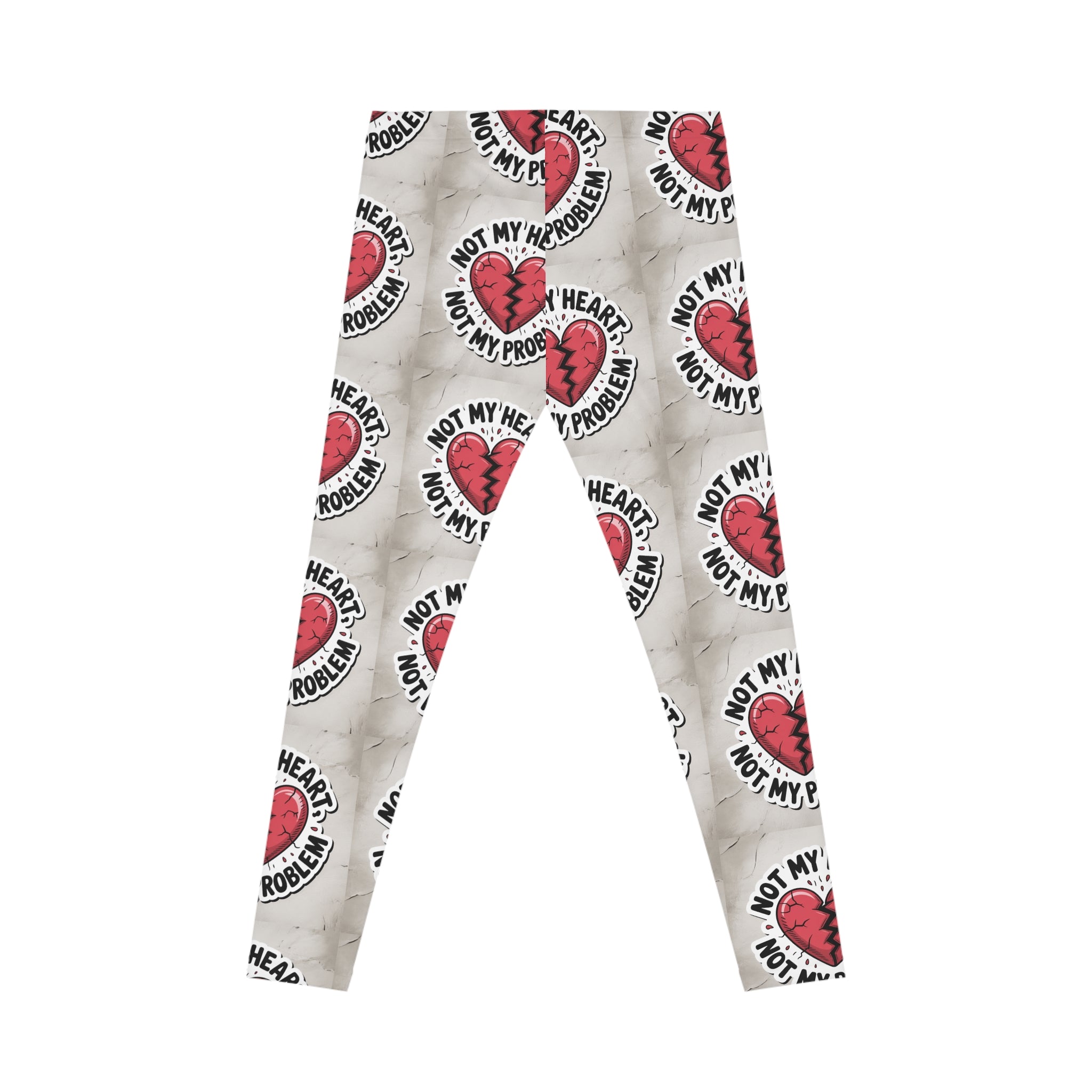 Chic Heartbreak Leggings - Comfort, Fun, Fitness Wear, Valentine's Day Gift, Casual Fashion, Everyday Essentials