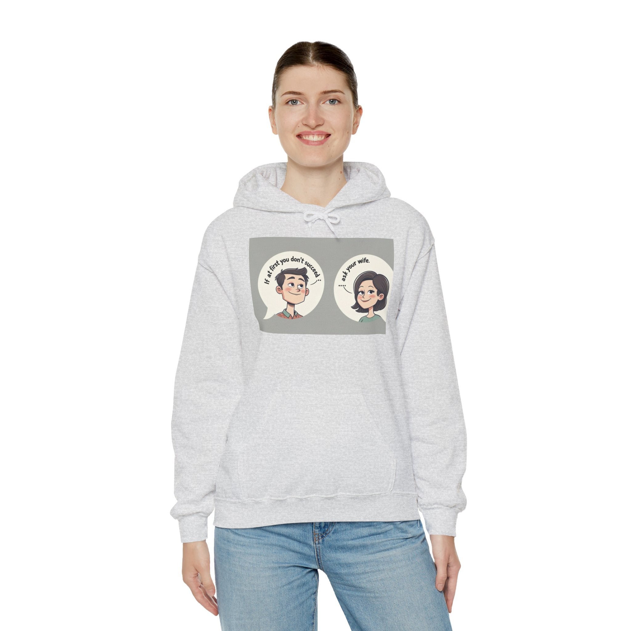 Whimsical Conversation Hoodie - Fun Sweatshirt for Friends, Cozy Gift, Casual Wear, Graphic Pullover, Unisex Apparel