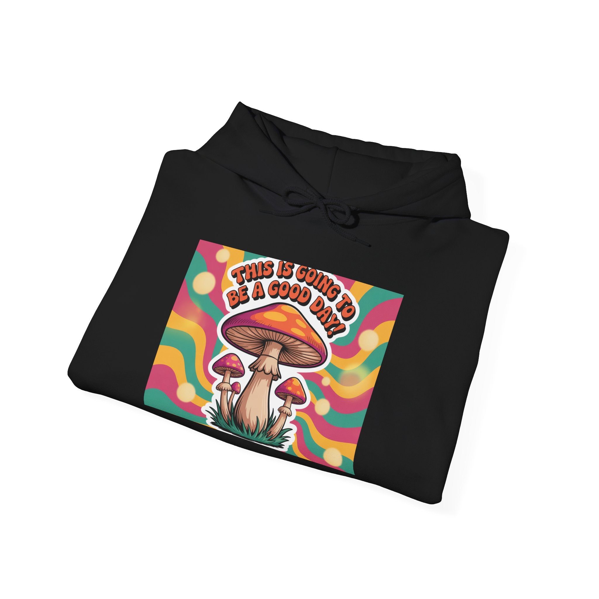 Groovy Mushroom Hoodie - Psychedelic Sweatshirt for Festivals, Cozy Gift for Nature Lovers, Unisex Pull-over for Good Vibes