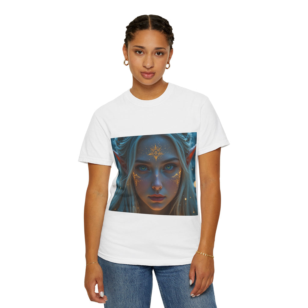 Fantasy-Inspired Elf Princess Unisex T-Shirt, Boho Style Tee for Art Lovers, Gift for Creatives, Dreamy Aesthetic Shirt, Unique Fan Merchandise