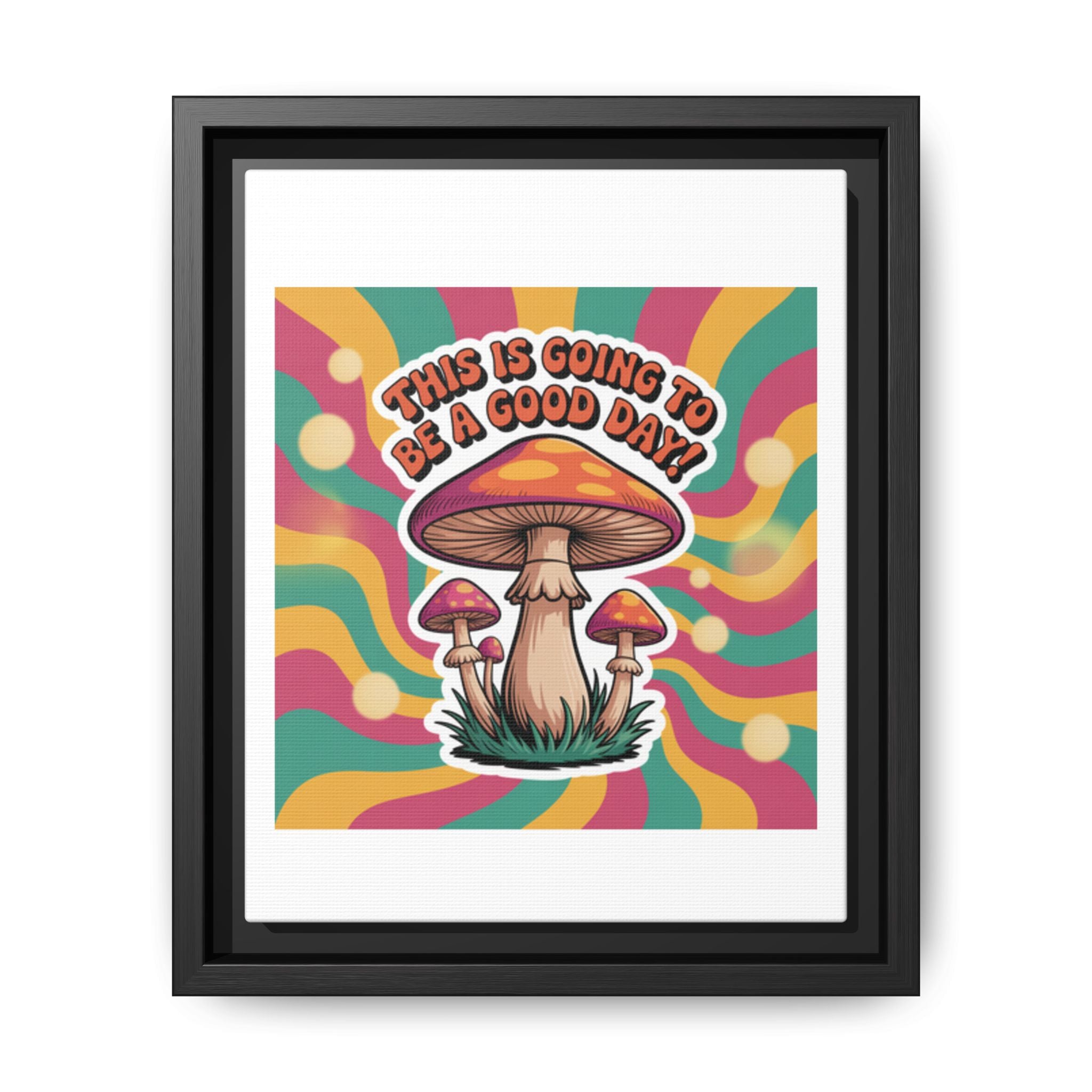 Colorful Framed Canvas Art - "This Is Going To Be A Good Day!" - Positive Vibe Decor, Wall Art for Home, Gift for Friends, Happy Day [...]
