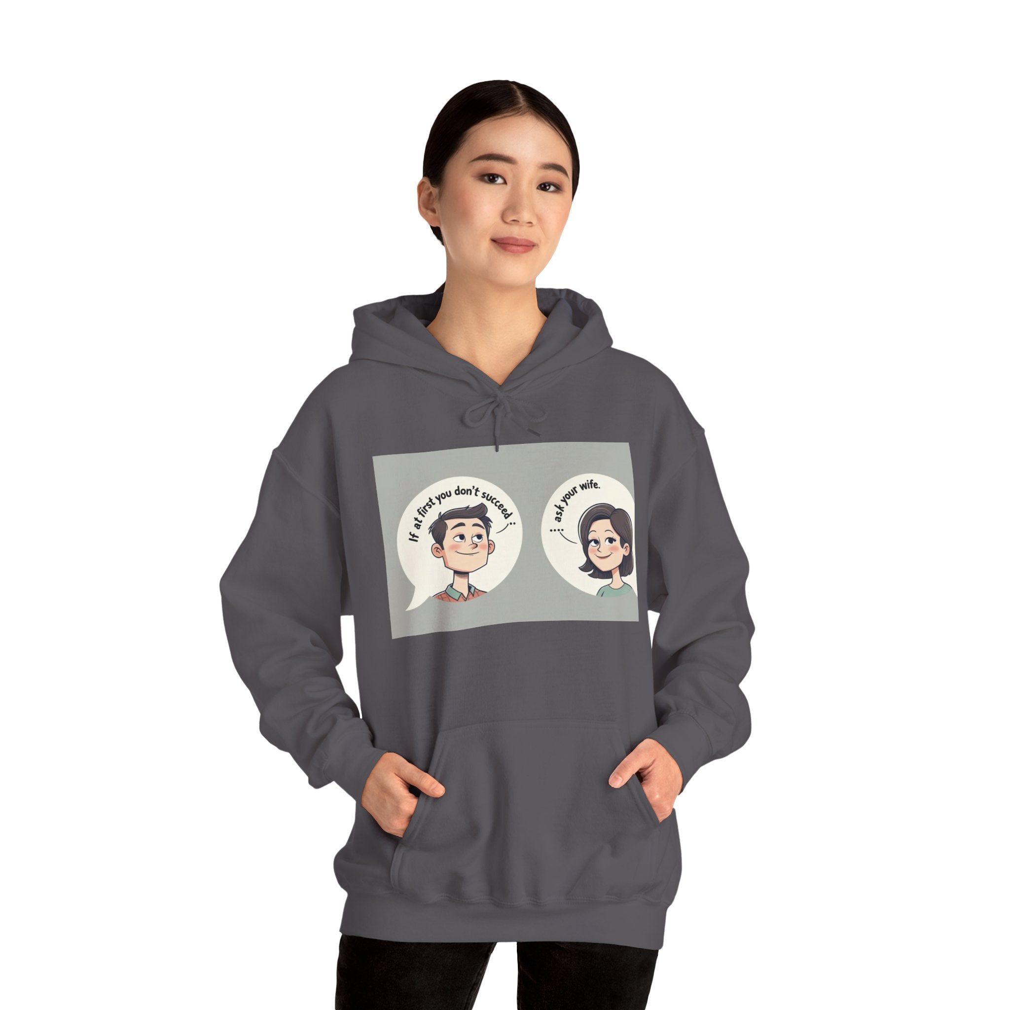 Whimsical Conversation Hoodie - Fun Sweatshirt for Friends, Cozy Gift, Casual Wear, Graphic Pullover, Unisex Apparel