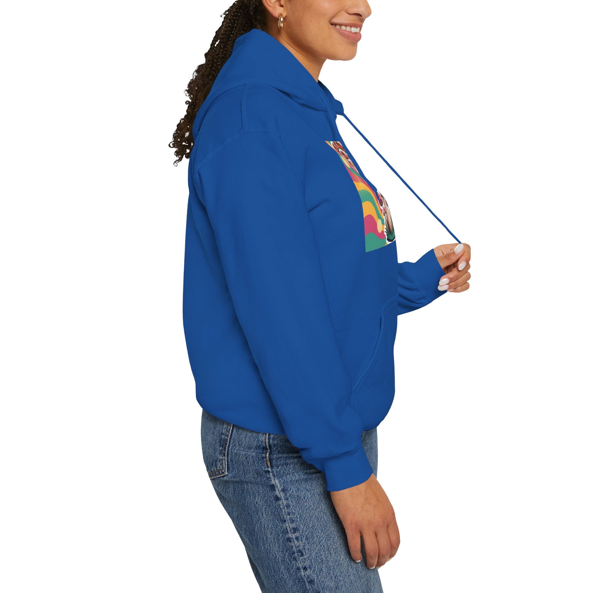 Groovy Mushroom Hoodie - Psychedelic Sweatshirt for Festivals, Cozy Gift for Nature Lovers, Unisex Pull-over for Good Vibes