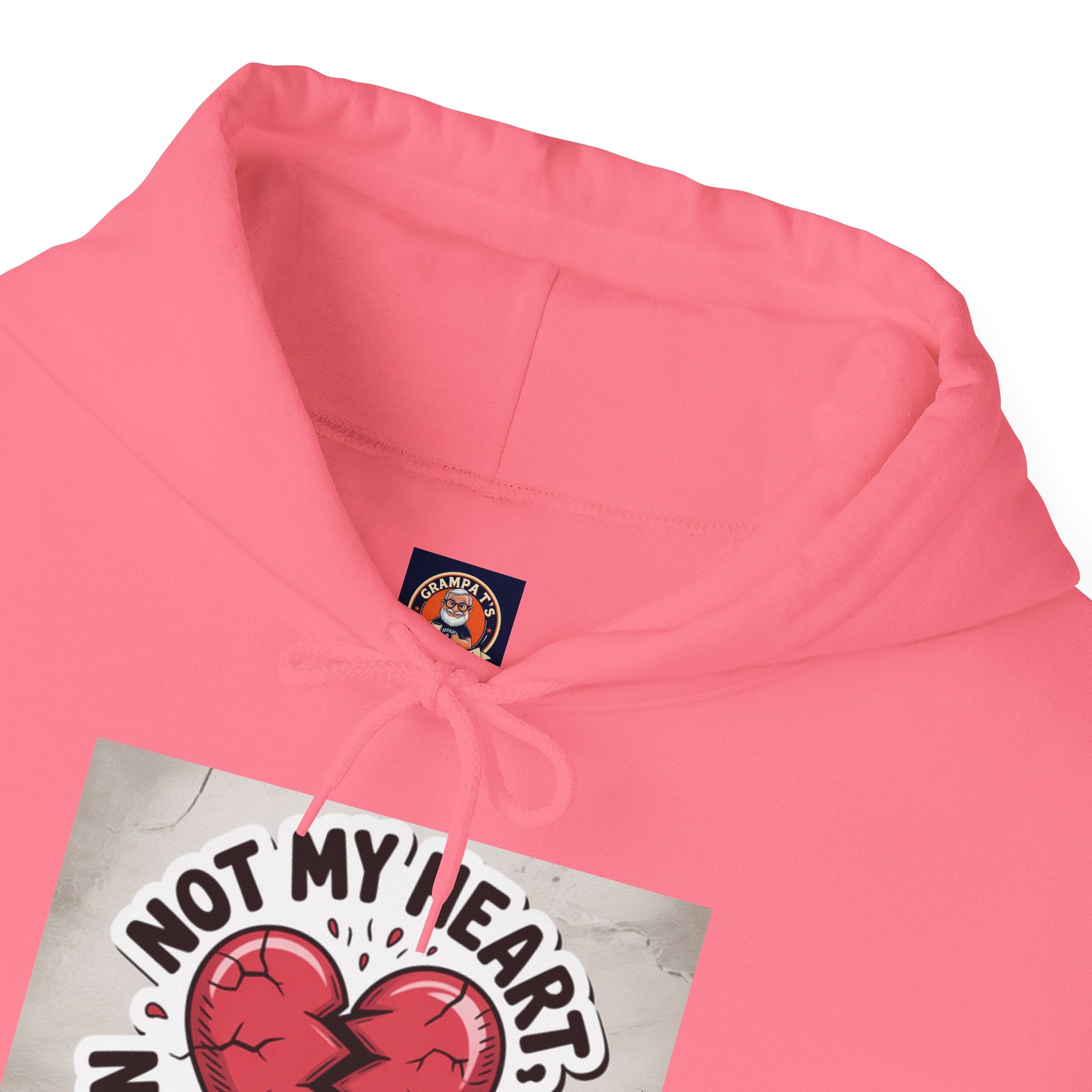 Heartbreak Humor Hoodie, Unisex Hooded Sweatshirt, Funny Gift, Self-Care Apparel, Valentine's Day, Casual Wear, Trendy Fashion