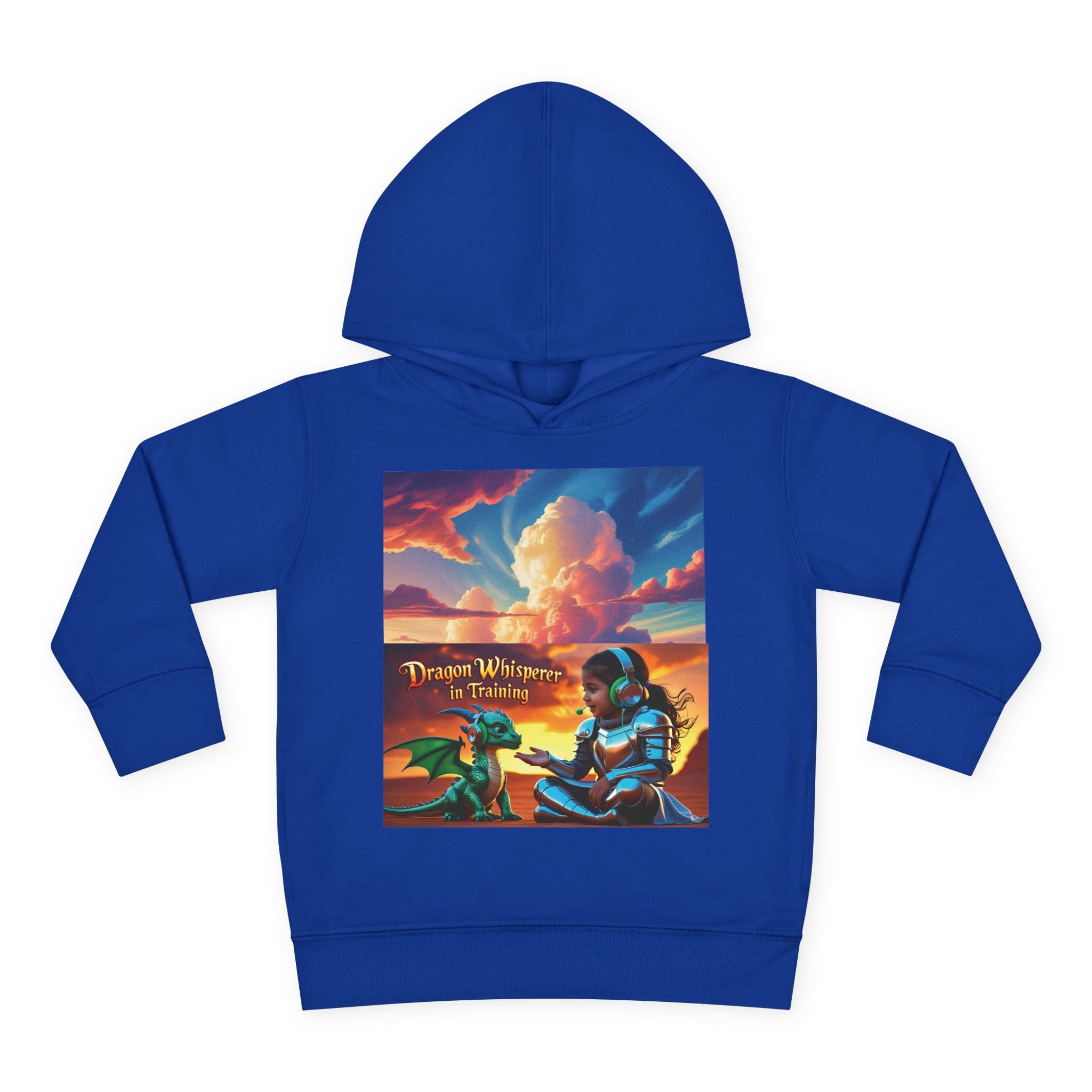Grampa T’s Toddler Dragon Hoodie – “Dragon Whisperer in Training” Fleece | Cozy Fun Gift for Toddlers, Young Dreamers & Birthday Boys/Girls!