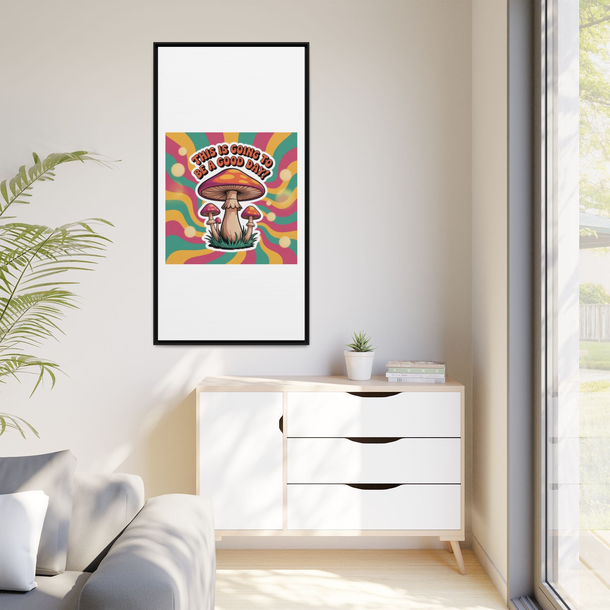 Colorful Framed Canvas Art - "This Is Going To Be A Good Day!" - Positive Vibe Decor, Wall Art for Home, Gift for Friends, Happy Day [...]