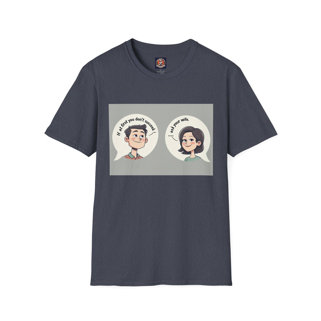 Playful Conversation T-Shirt, Funny Graphic Tee, Unisex Humor Shirt, Casual Wear, Gift for Friends, Quirky Outfit