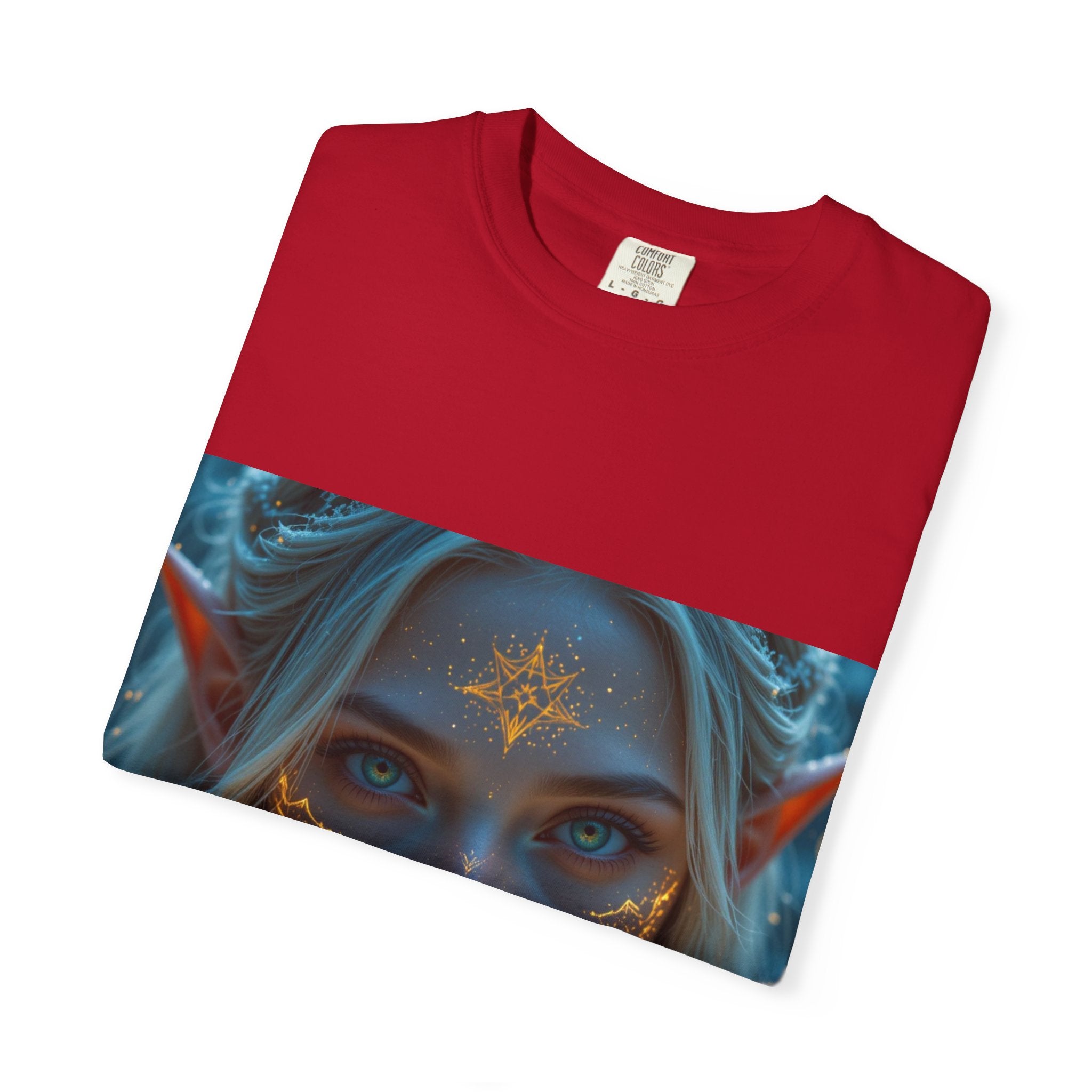 Fantasy-Inspired Elf Princess Unisex T-Shirt, Boho Style Tee for Art Lovers, Gift for Creatives, Dreamy Aesthetic Shirt, Unique Fan Merchandise