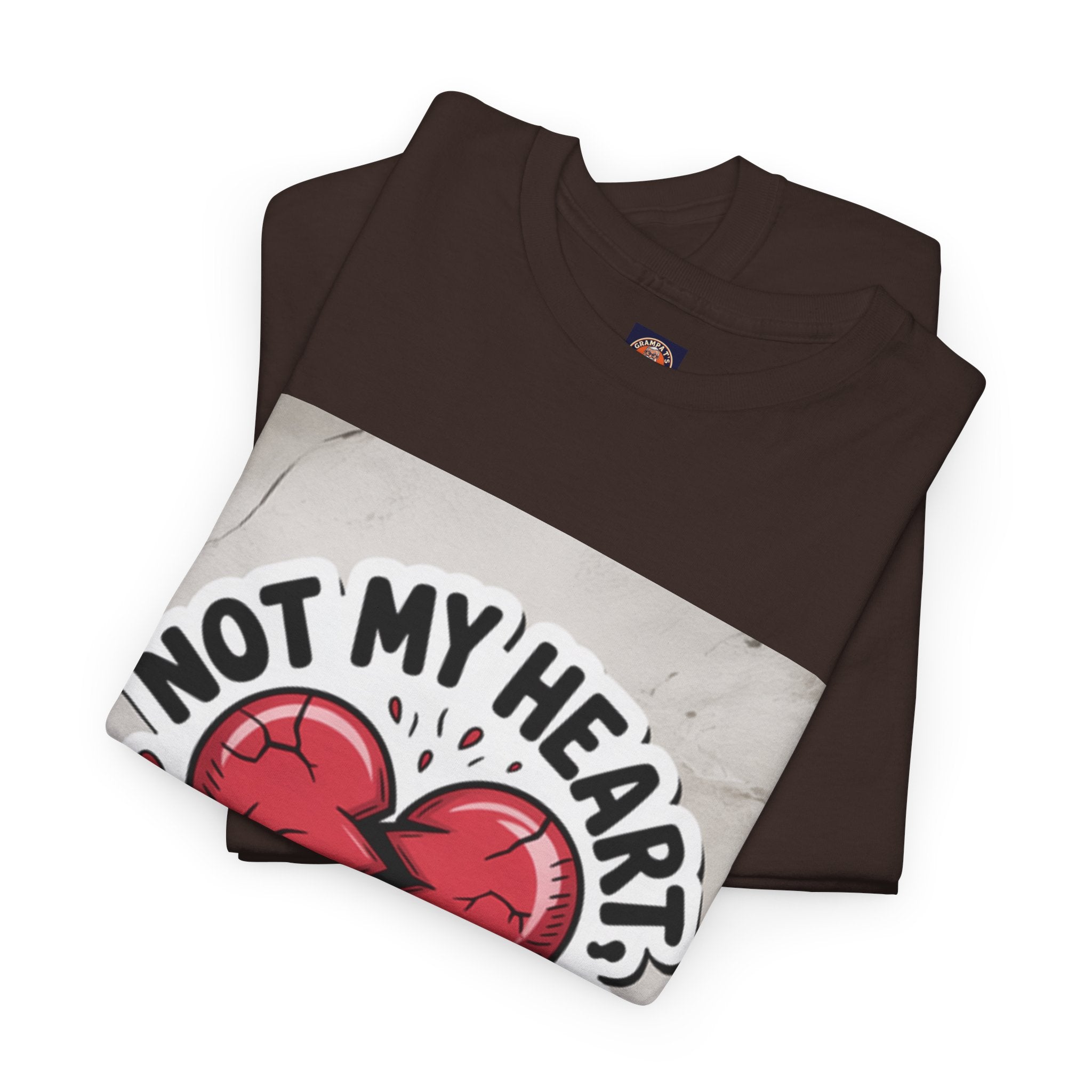Heartbreak Humor Tee: Not My Heart Not My Problem, Funny T-Shirt, Unisex Cotton Tee, Casual Wear, Gifts for Friends, Breakup Apparel