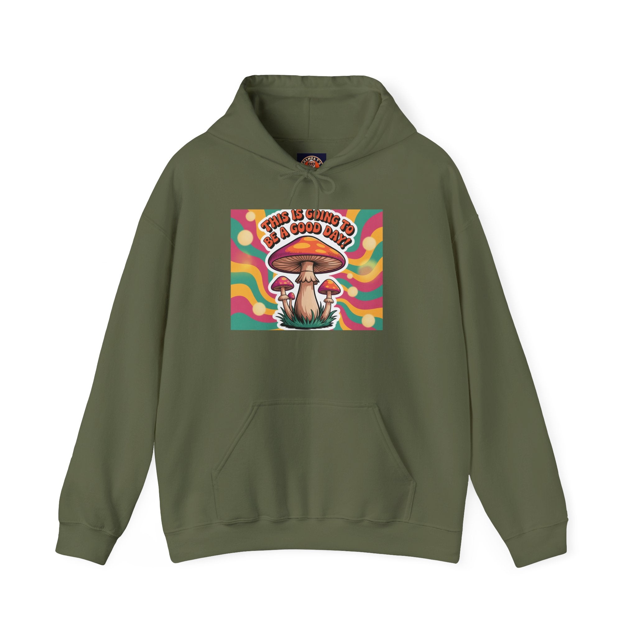Groovy Mushroom Hoodie - Psychedelic Sweatshirt for Festivals, Cozy Gift for Nature Lovers, Unisex Pull-over for Good Vibes
