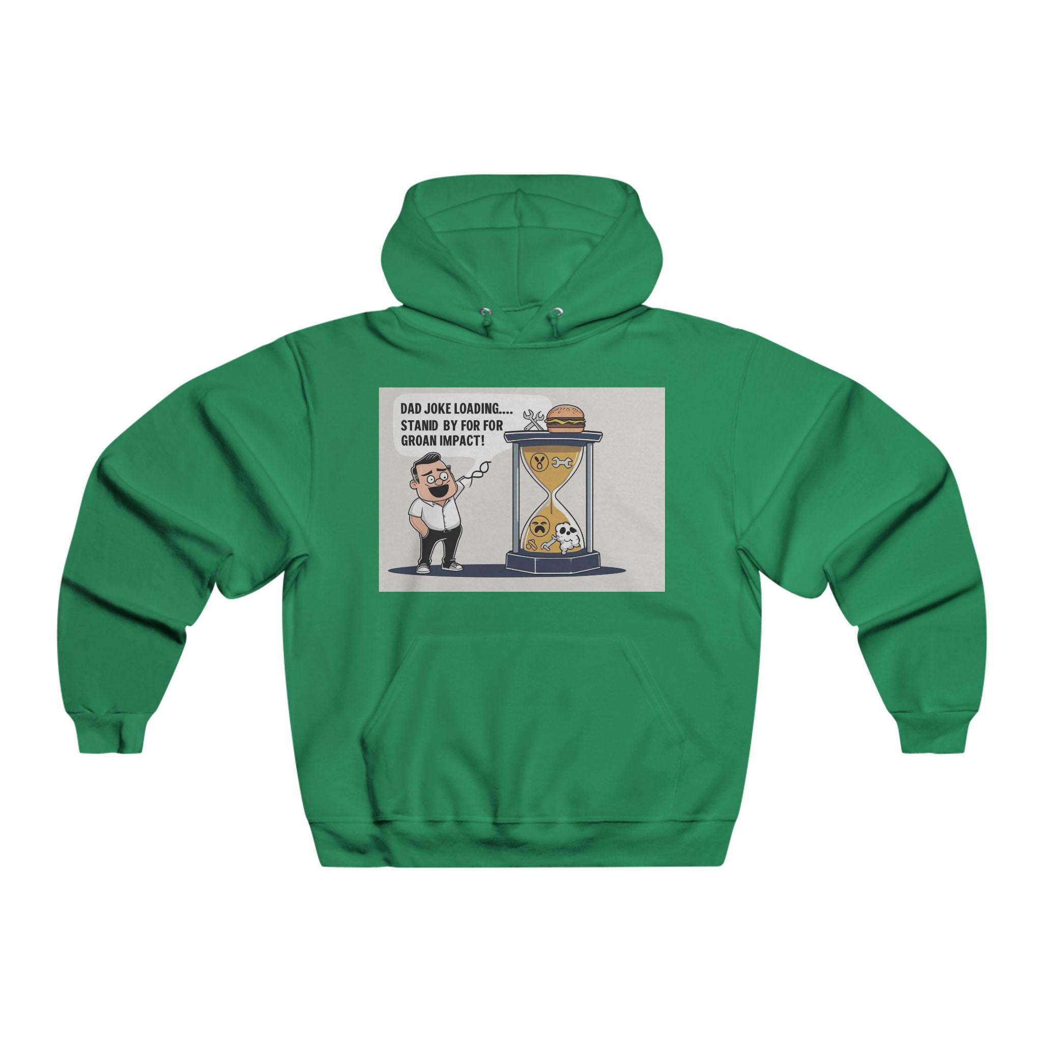 Funny Men's Hoodie with Humorous Design, Gift for Him, Casual Wear, Comfy Sweatshirt, Unique Graphic Apparel