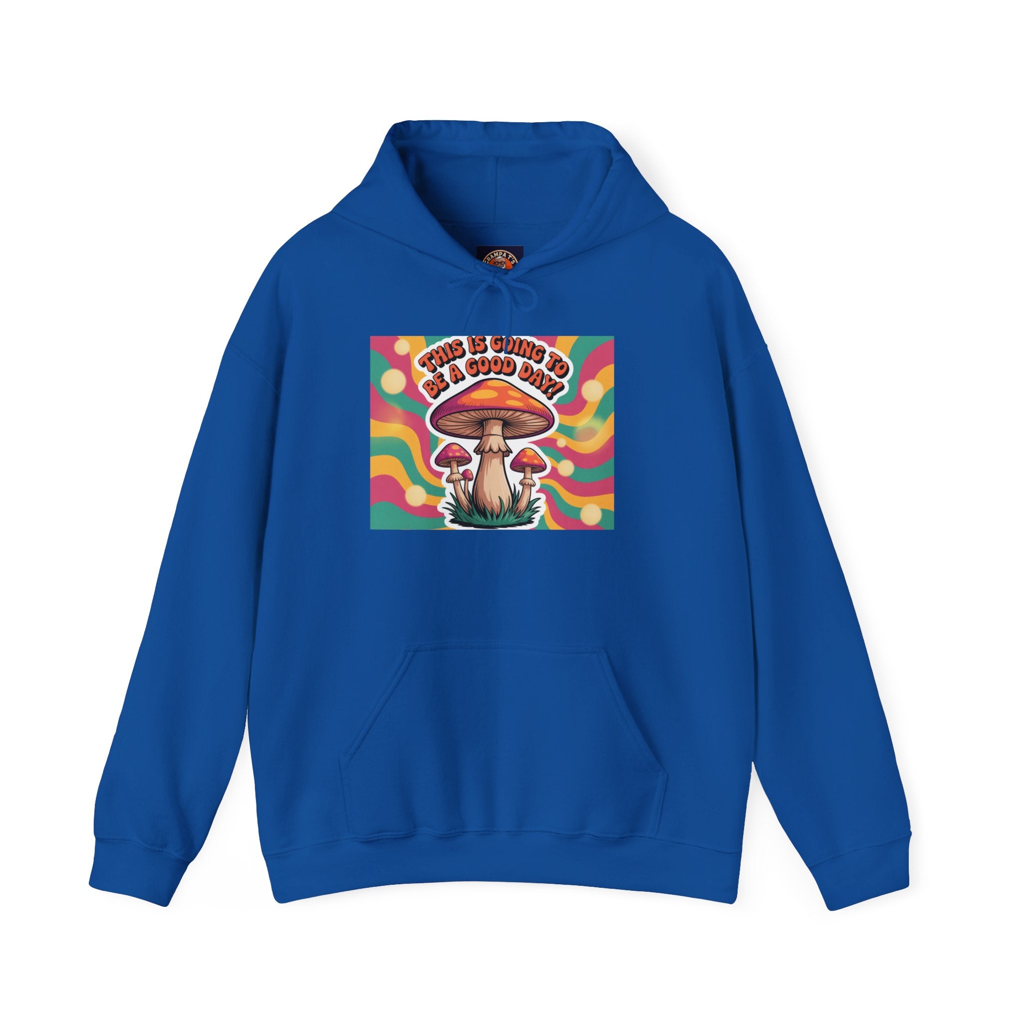 Groovy Mushroom Hoodie - Psychedelic Sweatshirt for Festivals, Cozy Gift for Nature Lovers, Unisex Pull-over for Good Vibes