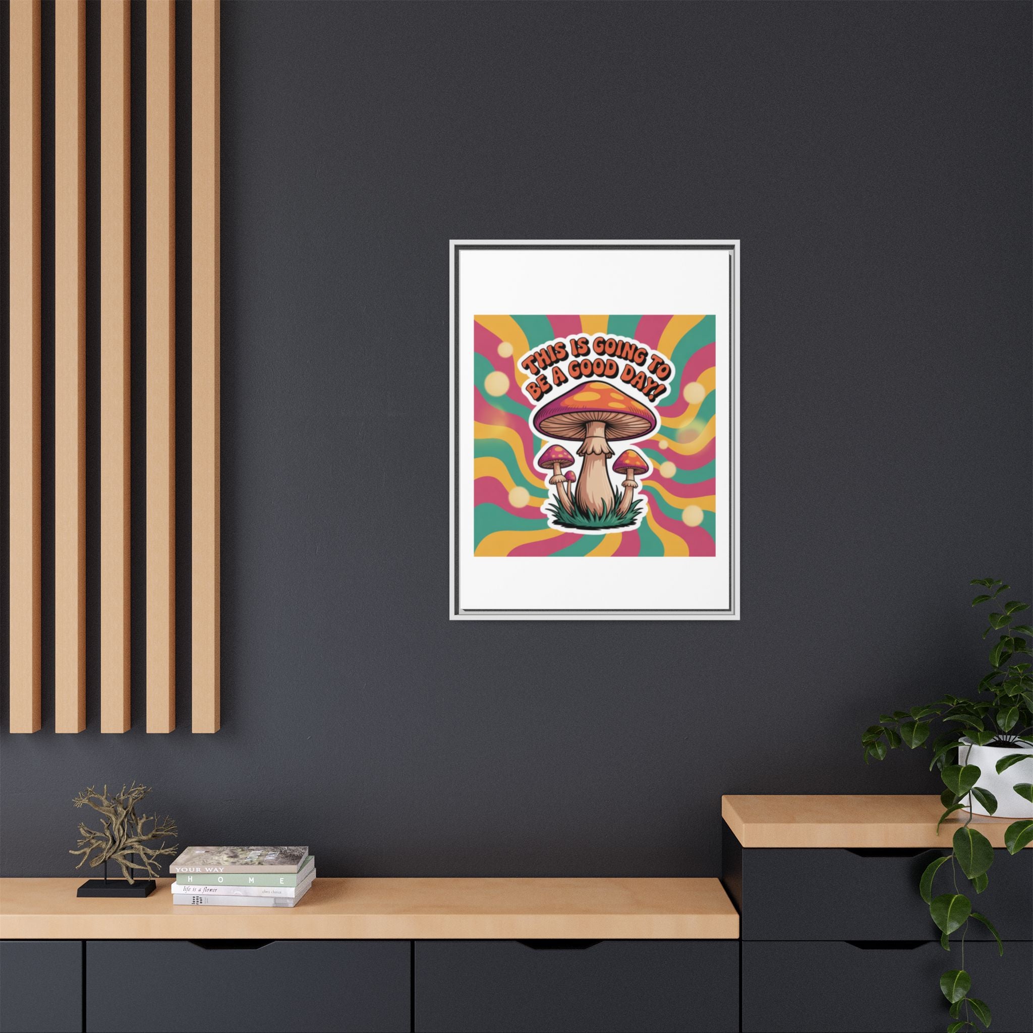 Colorful Framed Canvas Art - "This Is Going To Be A Good Day!" - Positive Vibe Decor, Wall Art for Home, Gift for Friends, Happy Day [...]