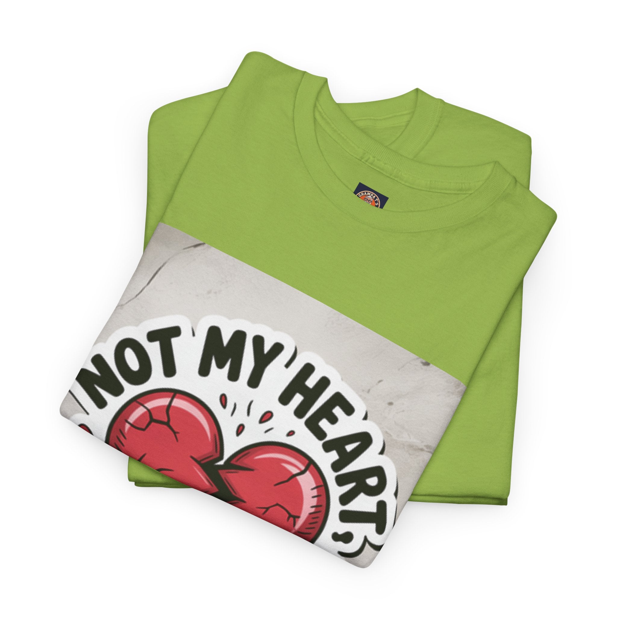 Heartbreak Humor Tee: Not My Heart Not My Problem, Funny T-Shirt, Unisex Cotton Tee, Casual Wear, Gifts for Friends, Breakup Apparel