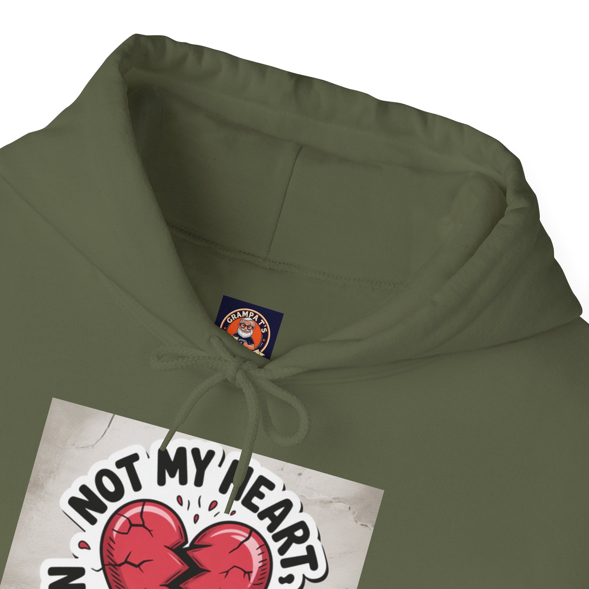 Heartbreak Humor Hoodie, Unisex Hooded Sweatshirt, Funny Gift, Self-Care Apparel, Valentine's Day, Casual Wear, Trendy Fashion