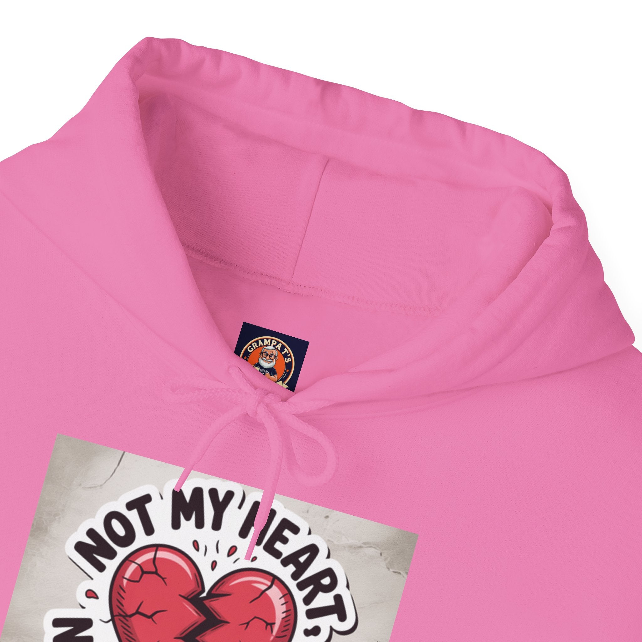 Heartbreak Humor Hoodie, Unisex Hooded Sweatshirt, Funny Gift, Self-Care Apparel, Valentine's Day, Casual Wear, Trendy Fashion