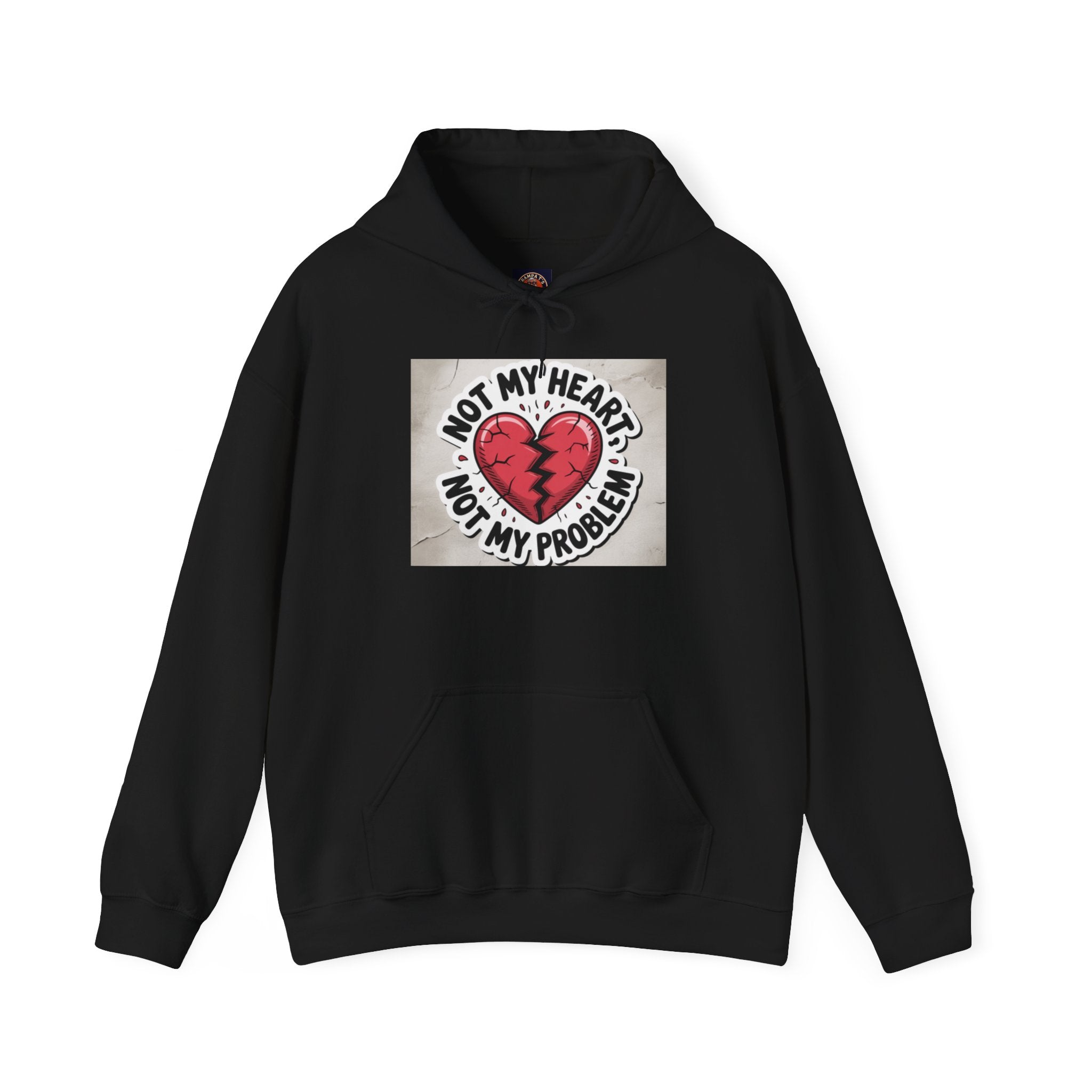 Heartbreak Humor Hoodie, Unisex Hooded Sweatshirt, Funny Gift, Self-Care Apparel, Valentine's Day, Casual Wear, Trendy Fashion