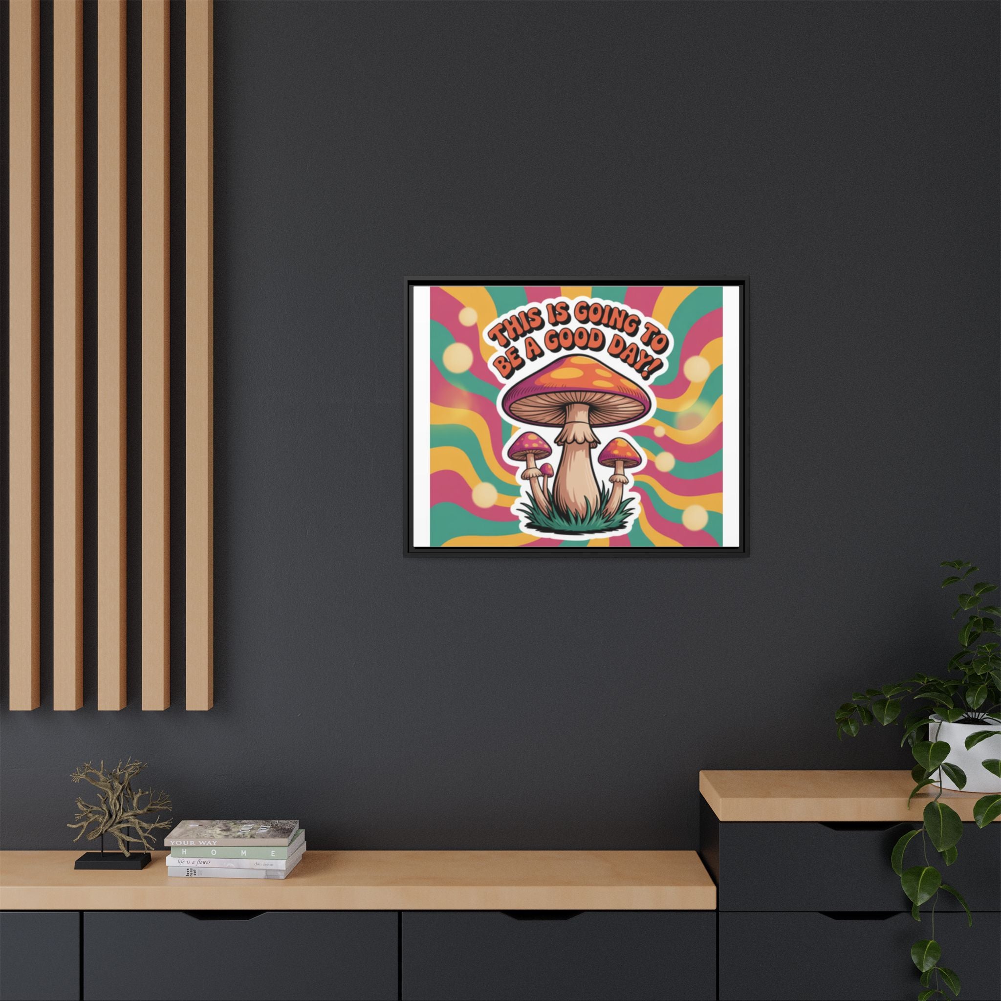 Colorful Framed Canvas Art - "This Is Going To Be A Good Day!" - Positive Vibe Decor, Wall Art for Home, Gift for Friends, Happy Day [...]