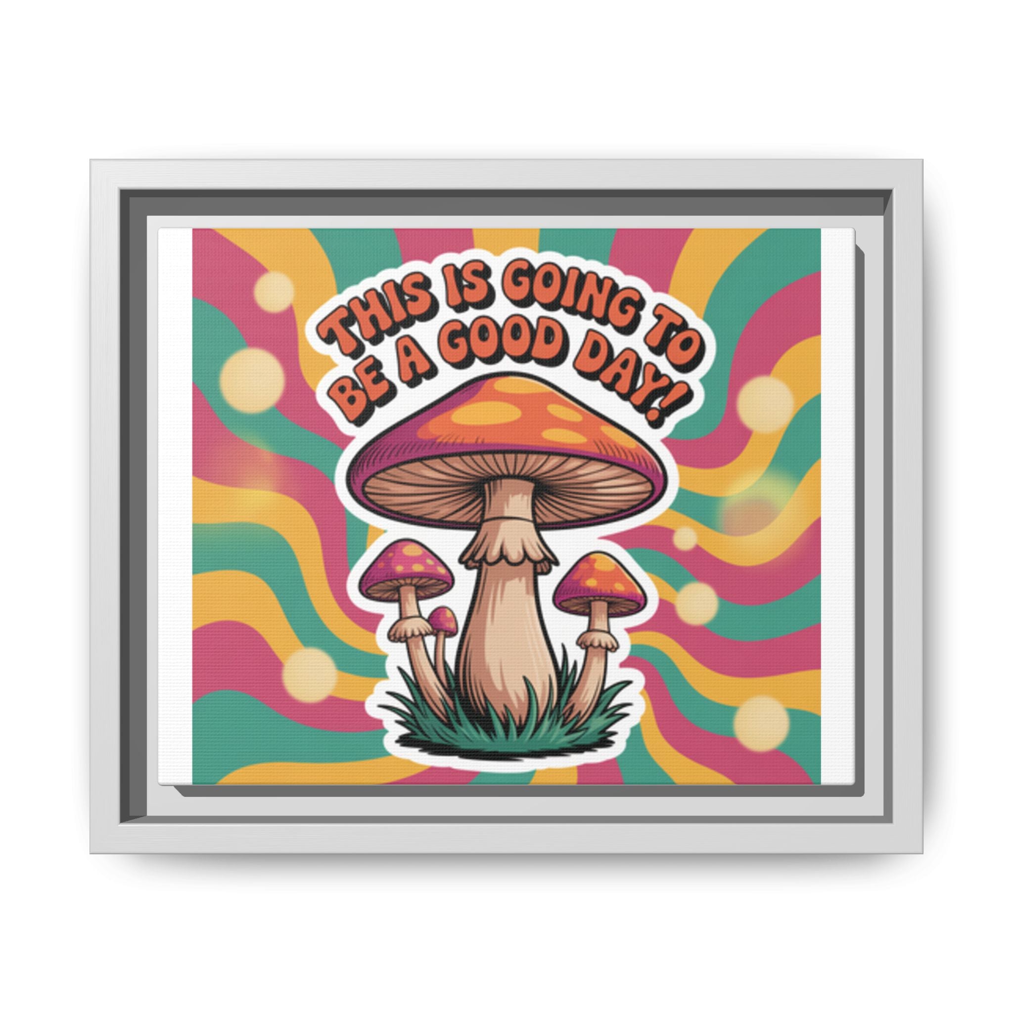 Colorful Framed Canvas Art - "This Is Going To Be A Good Day!" - Positive Vibe Decor, Wall Art for Home, Gift for Friends, Happy Day [...]