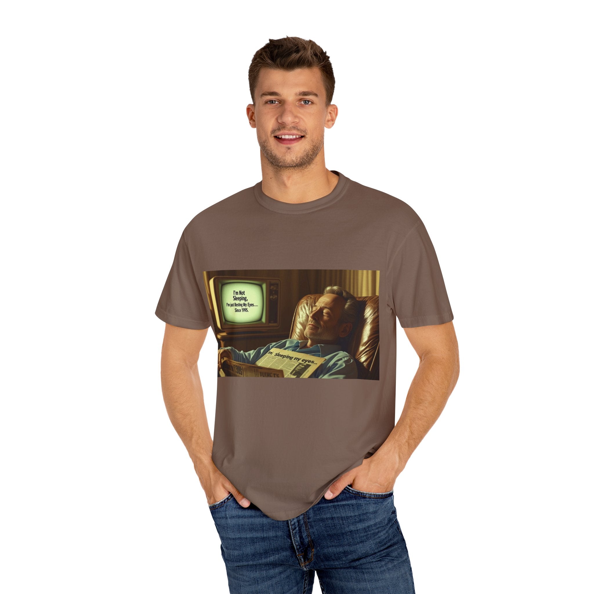 Vintage Humor Graphic Tee, Perfect for Relaxing, Gift for Couch Potatoes, Fun Statement T-Shirt, Father's Day, Casual Wear
