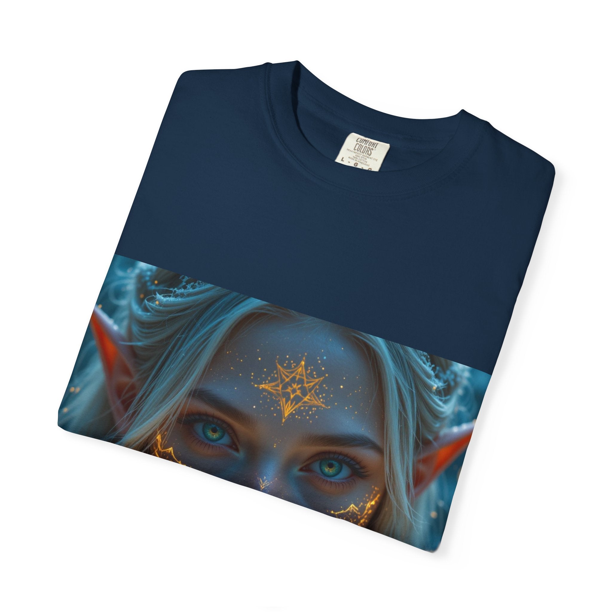 Fantasy-Inspired Elf Princess Unisex T-Shirt, Boho Style Tee for Art Lovers, Gift for Creatives, Dreamy Aesthetic Shirt, Unique Fan Merchandise