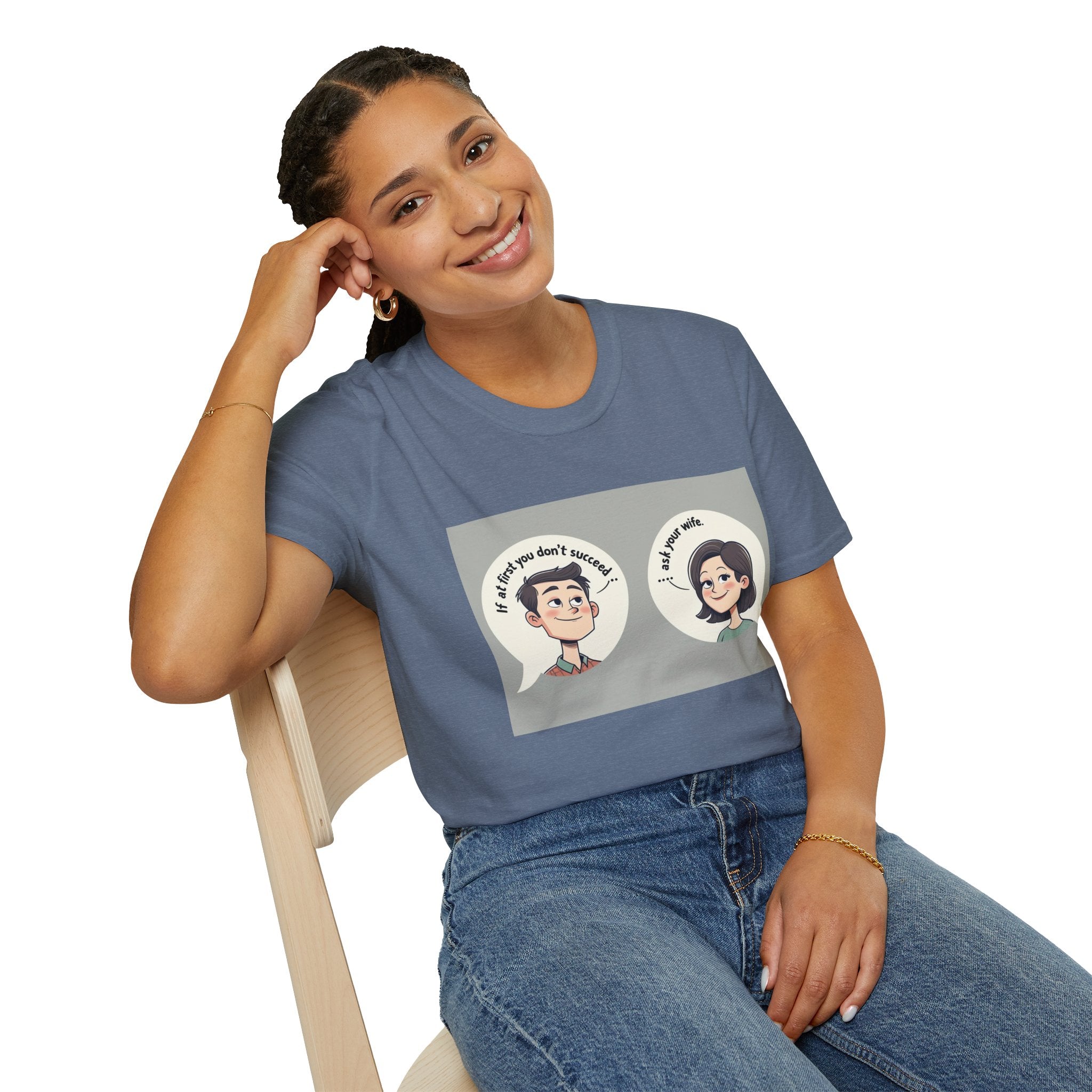 Playful Conversation T-Shirt, Funny Graphic Tee, Unisex Humor Shirt, Casual Wear, Gift for Friends, Quirky Outfit