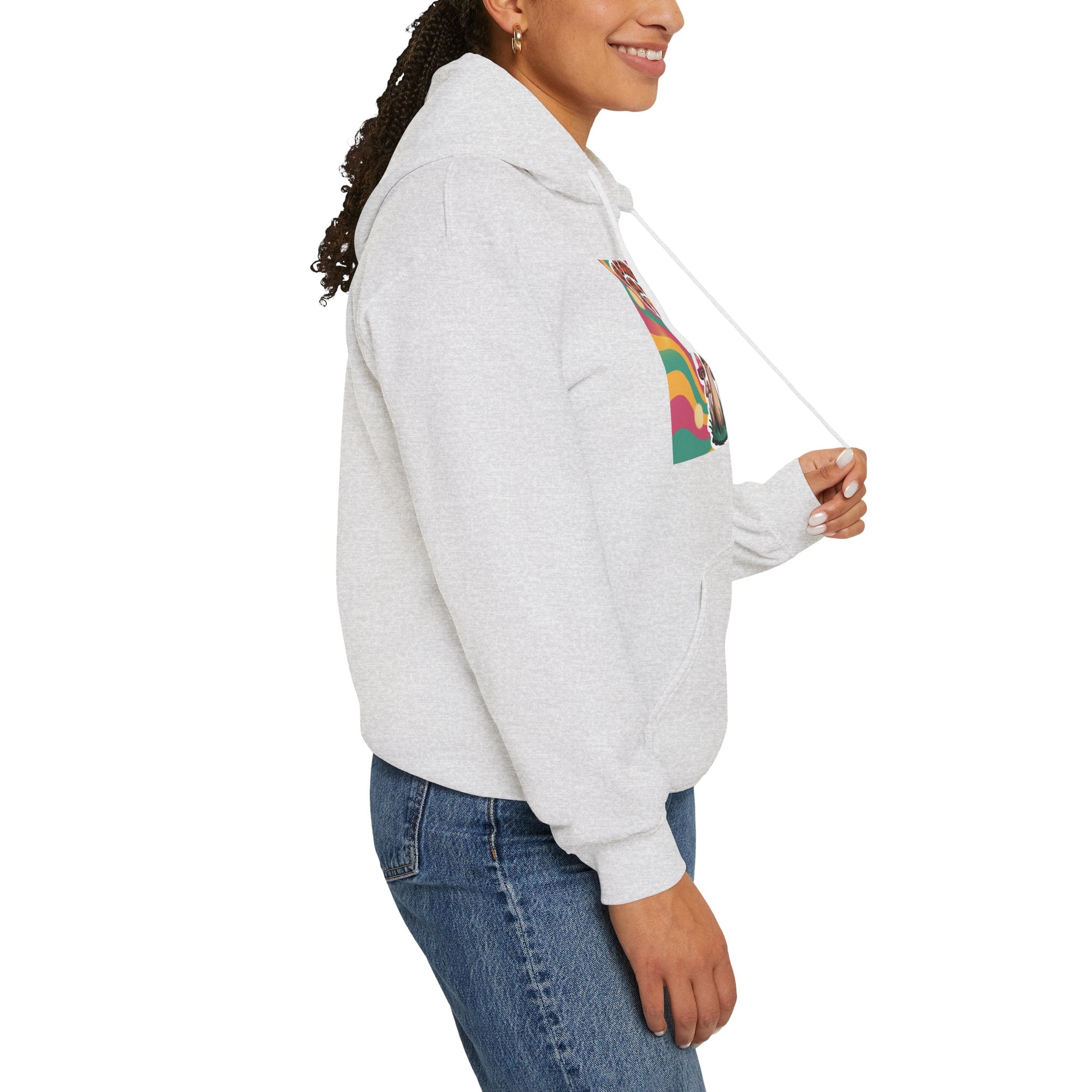 Groovy Mushroom Hoodie - Psychedelic Sweatshirt for Festivals, Cozy Gift for Nature Lovers, Unisex Pull-over for Good Vibes