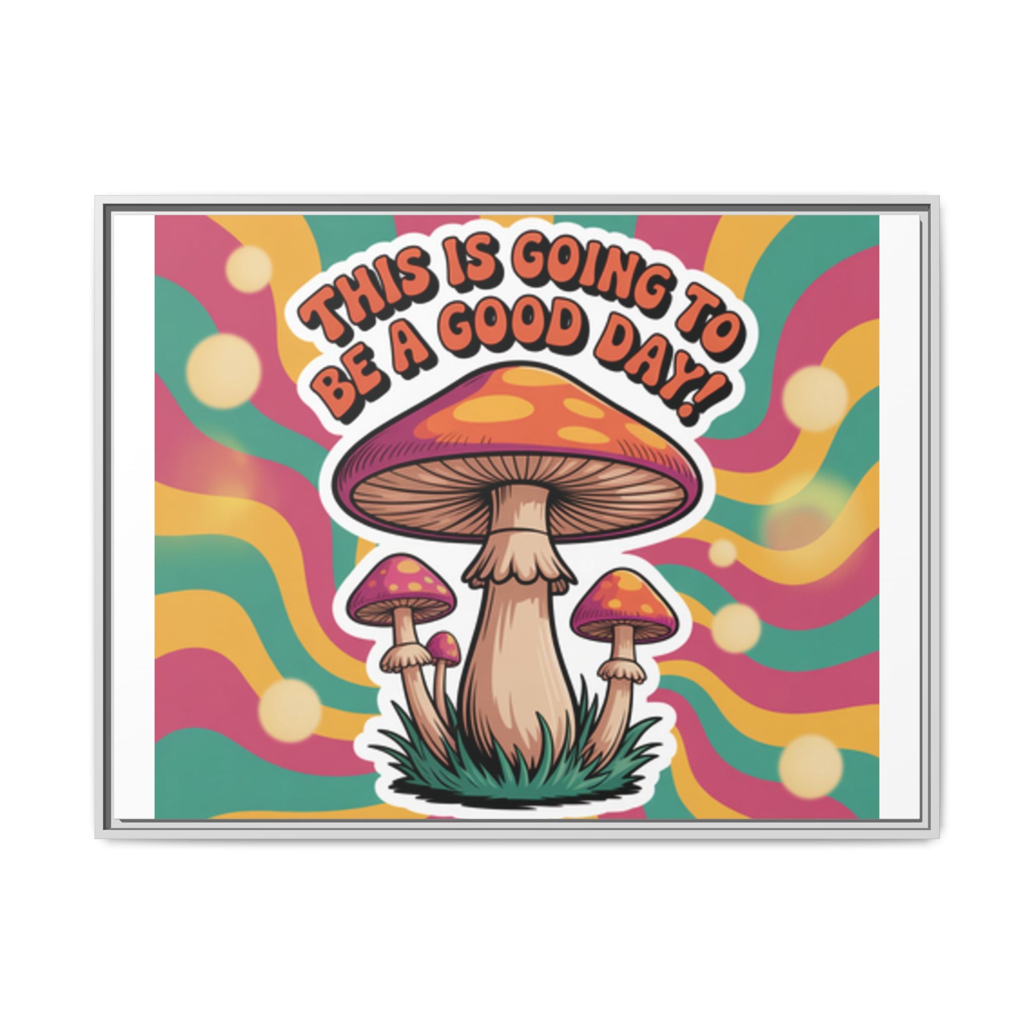 Colorful Framed Canvas Art - "This Is Going To Be A Good Day!" - Positive Vibe Decor, Wall Art for Home, Gift for Friends, Happy Day [...]