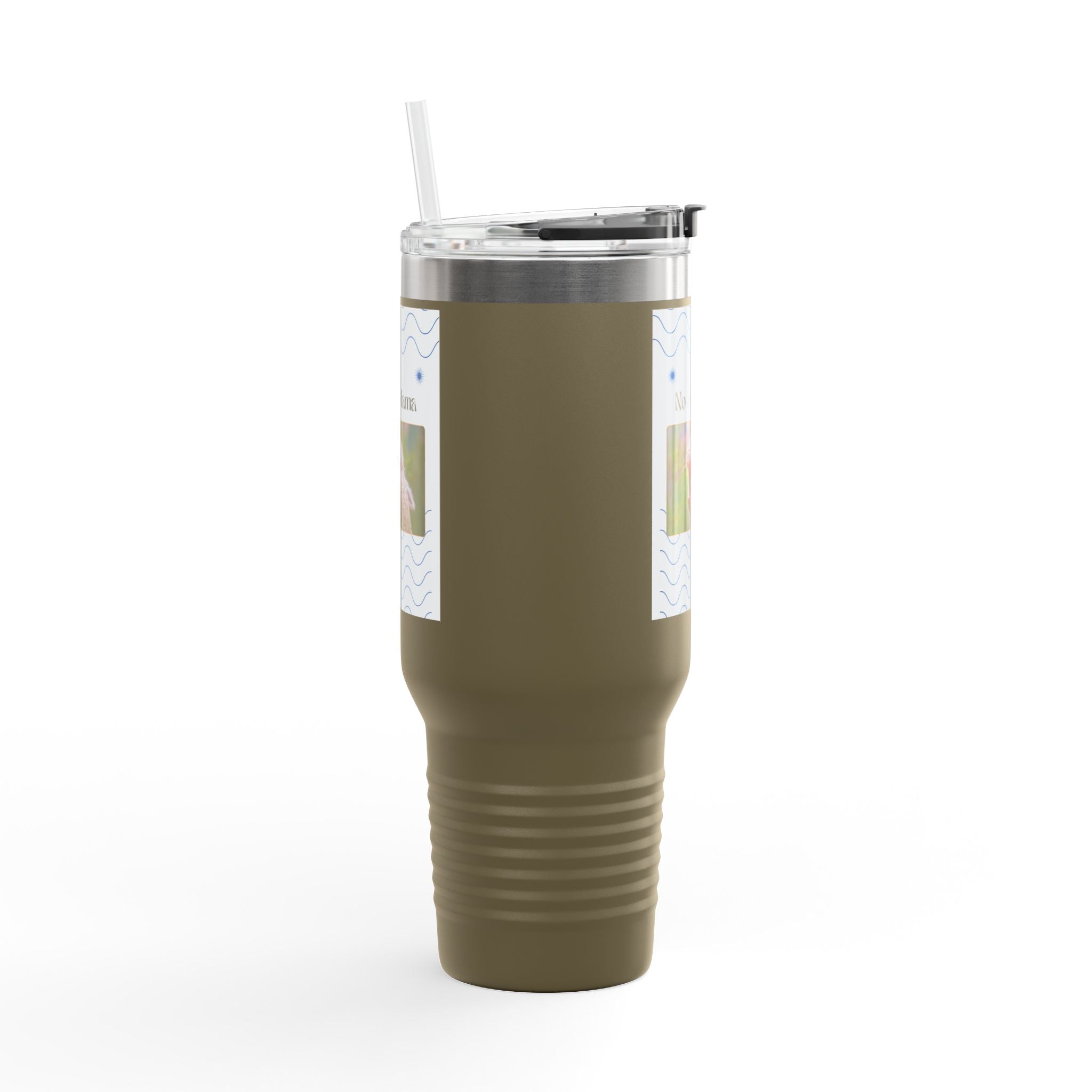 No Prob-Llama 40oz Travel Mug – Funny Llama Coffee Tumbler for Adults | Insulated, Spill-Proof, Adventure-Ready Hydration Gift