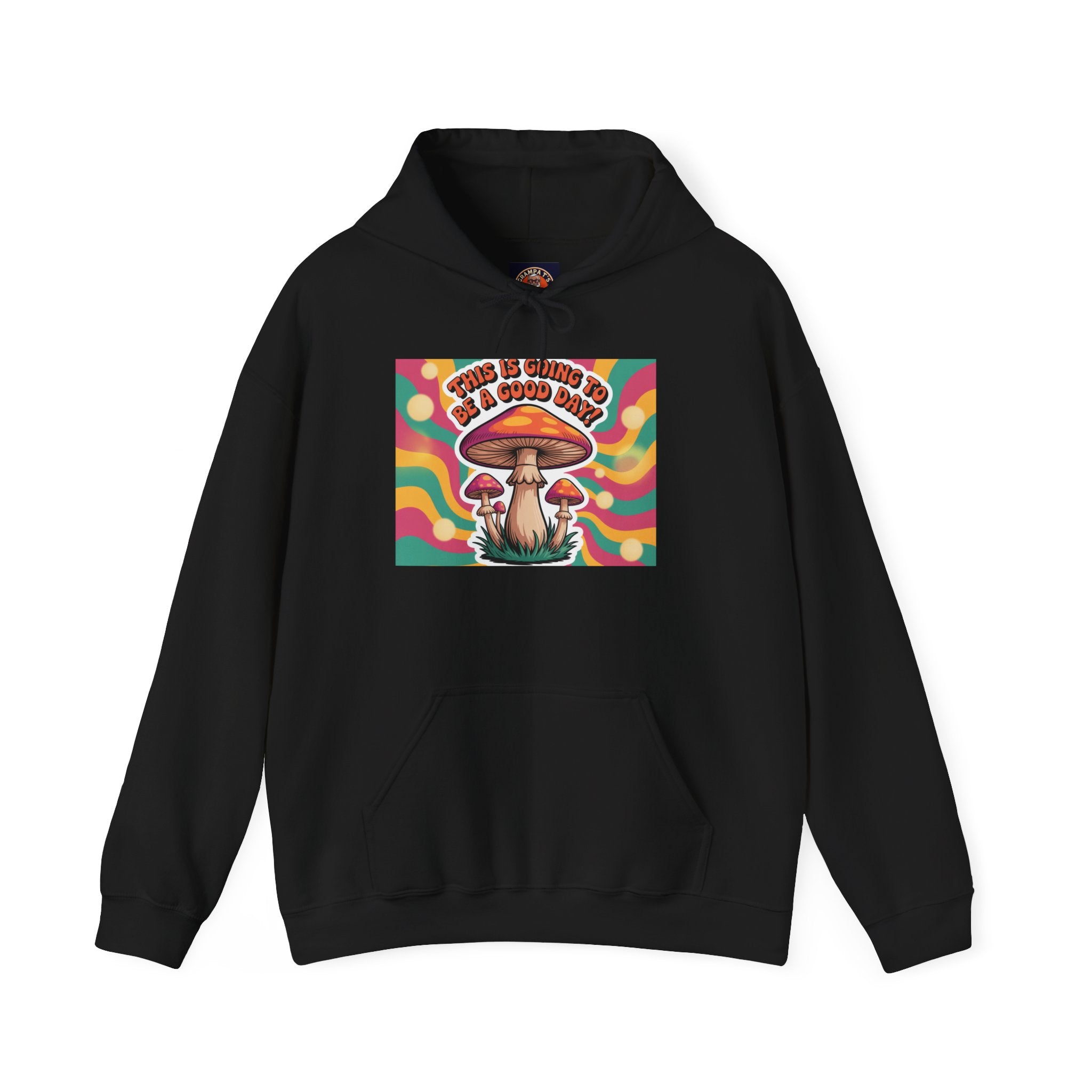 Groovy Mushroom Hoodie - Psychedelic Sweatshirt for Festivals, Cozy Gift for Nature Lovers, Unisex Pull-over for Good Vibes