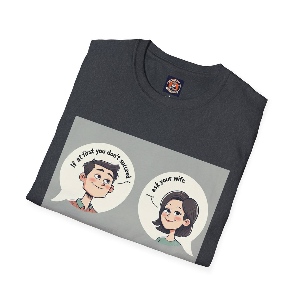 Playful Conversation T-Shirt, Funny Graphic Tee, Unisex Humor Shirt, Casual Wear, Gift for Friends, Quirky Outfit