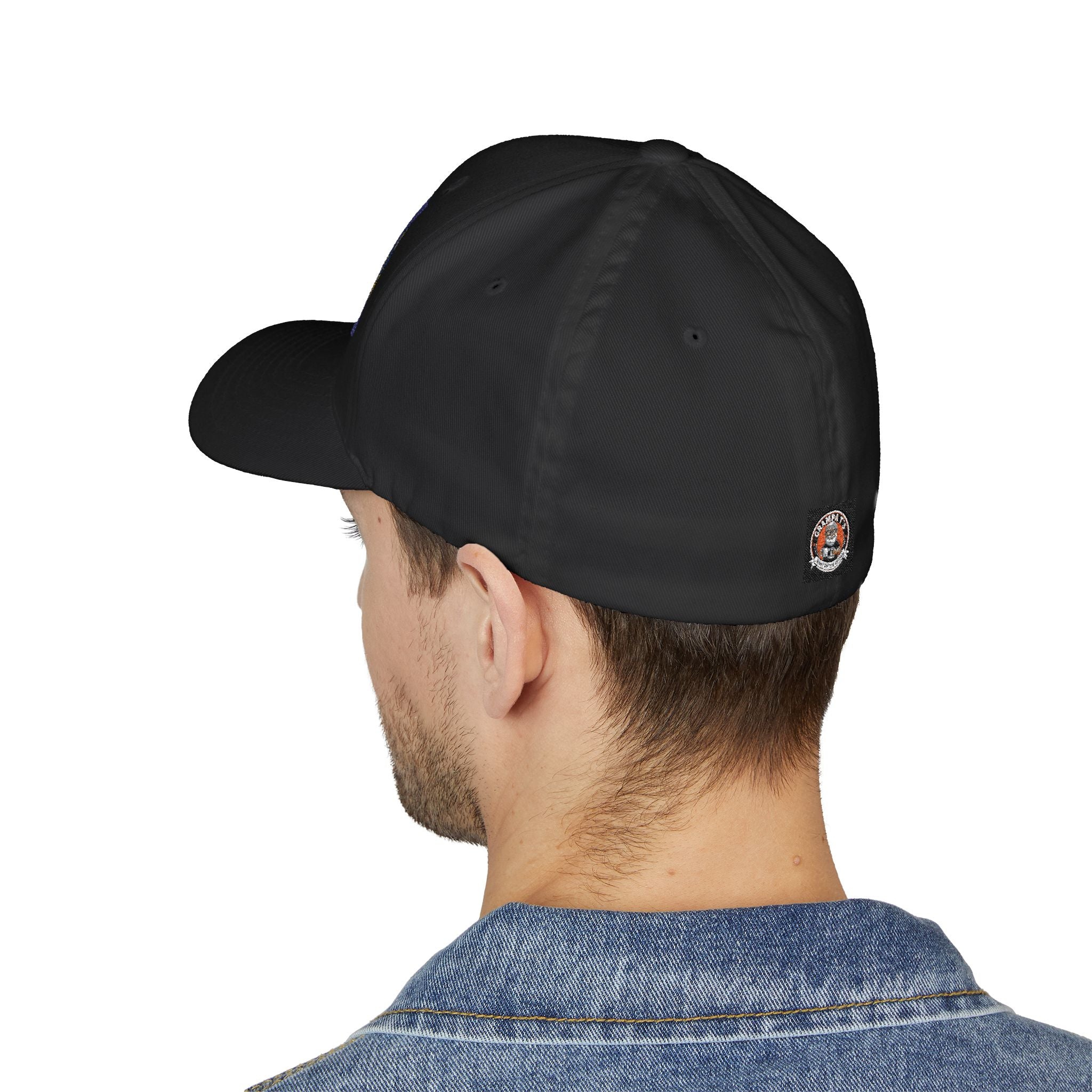 Embroidered Closed-Back Structured Cap - Trendy Apparel for Everyday Wear, Gifts for Him, Casual Style, Summer Accessory, Unique Design