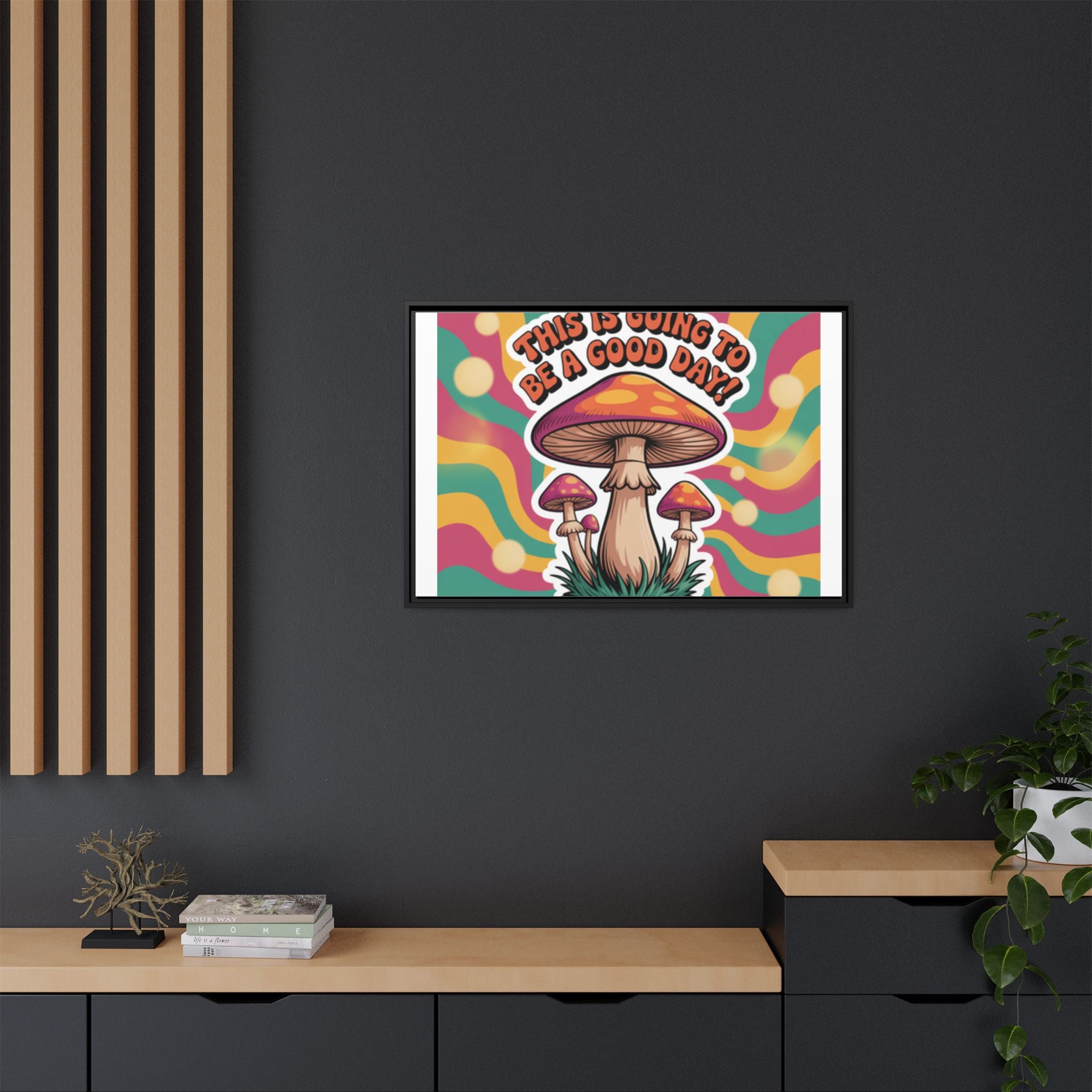 Colorful Framed Canvas Art - "This Is Going To Be A Good Day!" - Positive Vibe Decor, Wall Art for Home, Gift for Friends, Happy Day [...]