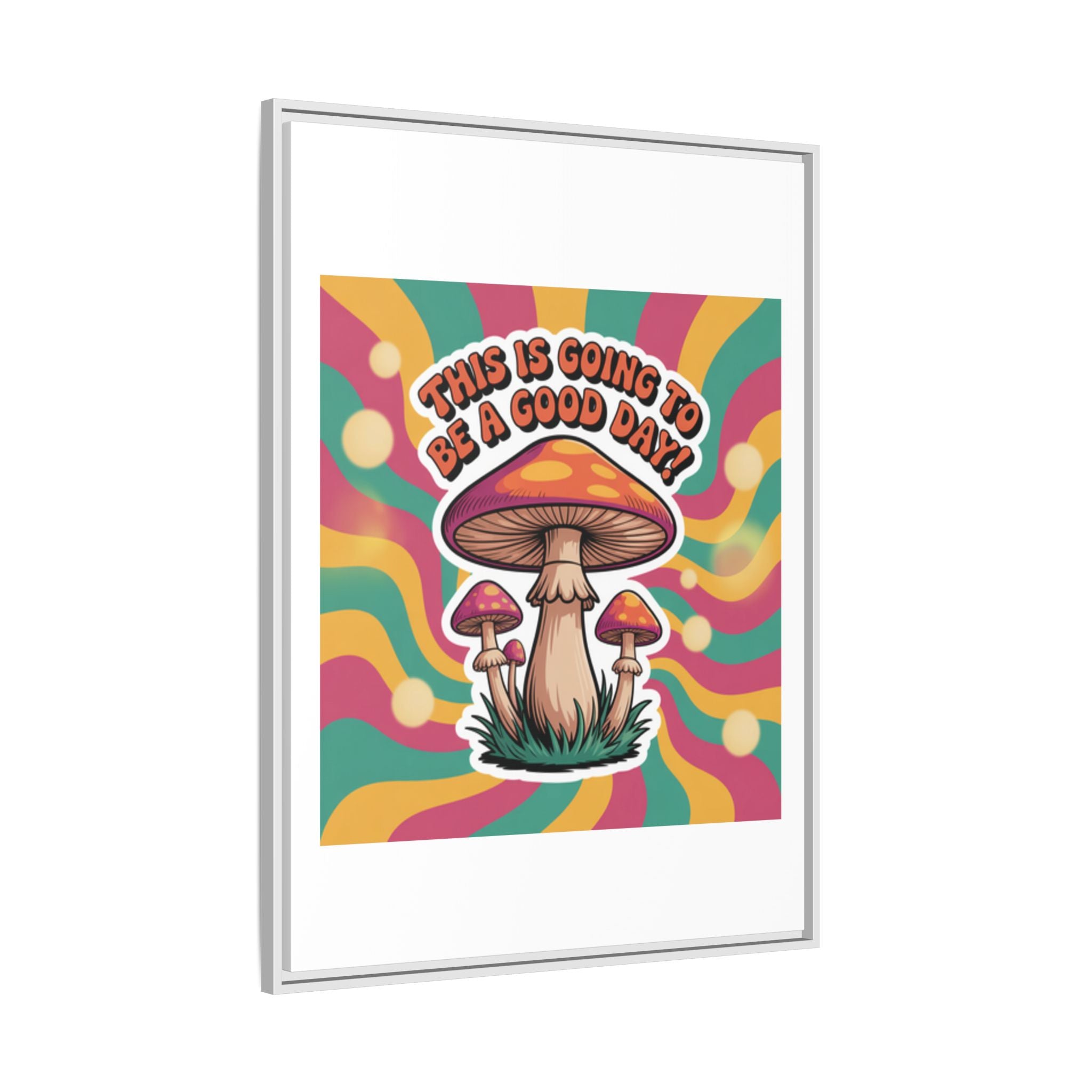 Colorful Framed Canvas Art - "This Is Going To Be A Good Day!" - Positive Vibe Decor, Wall Art for Home, Gift for Friends, Happy Day [...]