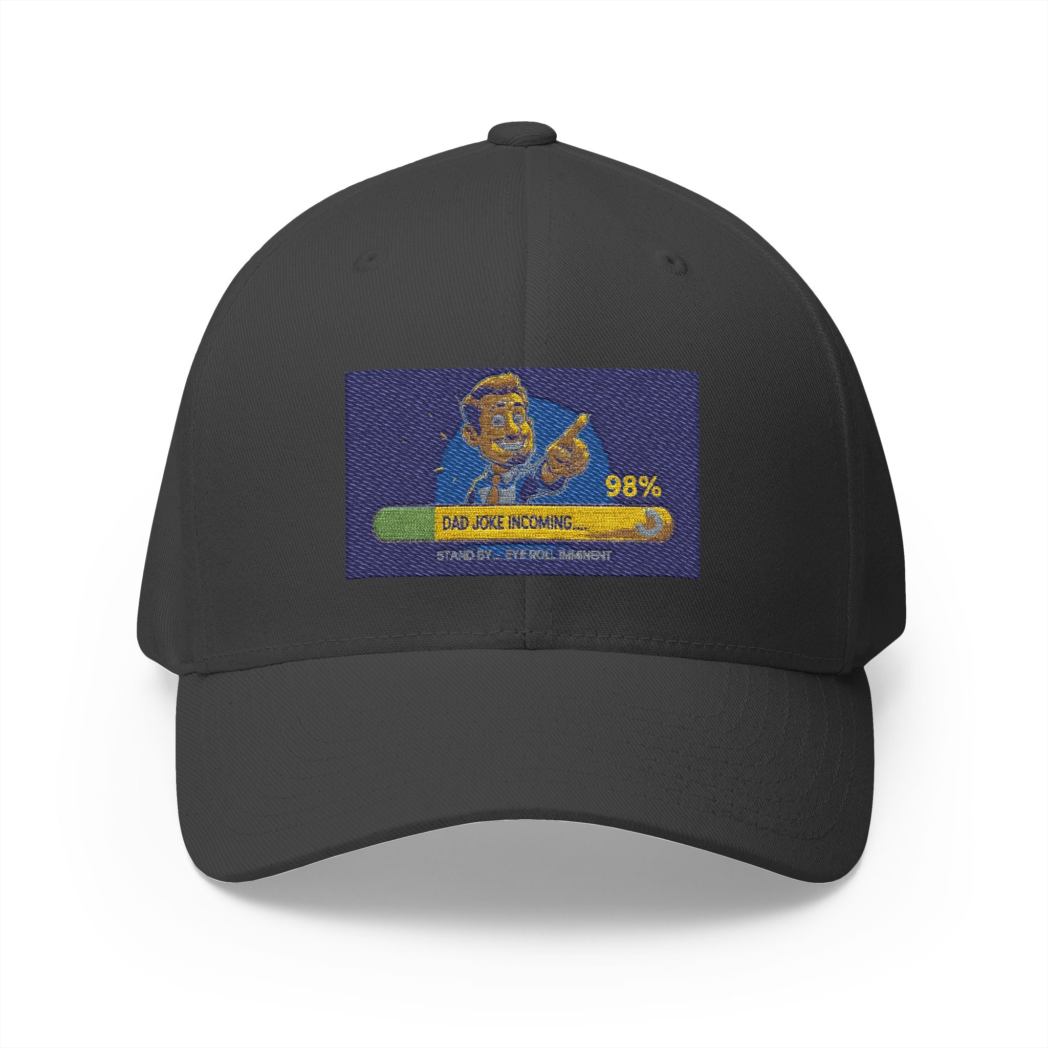 Embroidered Closed-Back Structured Cap - Trendy Apparel for Everyday Wear, Gifts for Him, Casual Style, Summer Accessory, Unique Design