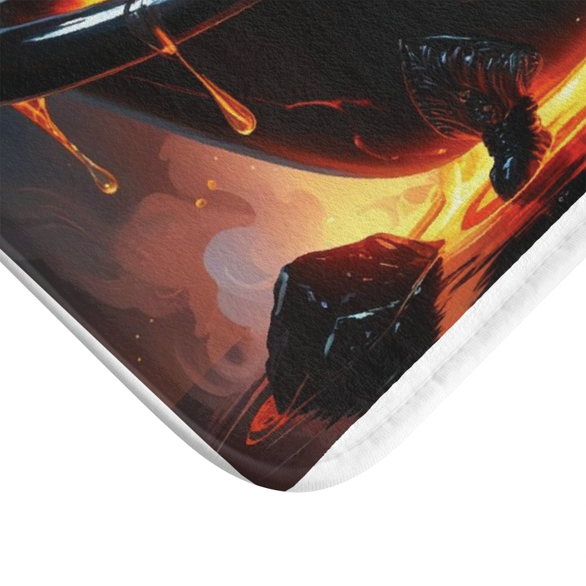 Fun Fantasy Dragon Bath Mat, Dragon-themed Home Decor, Unique Bathroom Accessory, Gift for Dragon Lovers, Dragon Bath Decor