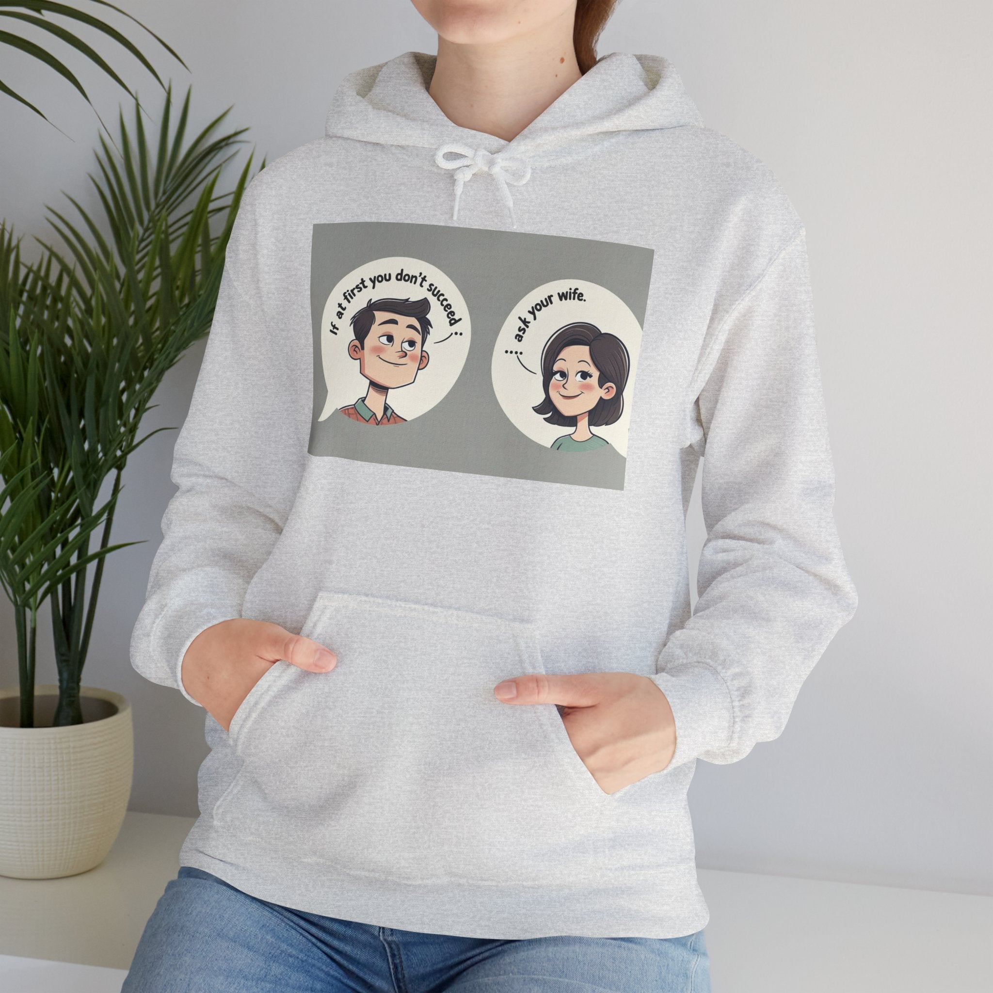 Whimsical Conversation Hoodie - Fun Sweatshirt for Friends, Cozy Gift, Casual Wear, Graphic Pullover, Unisex Apparel