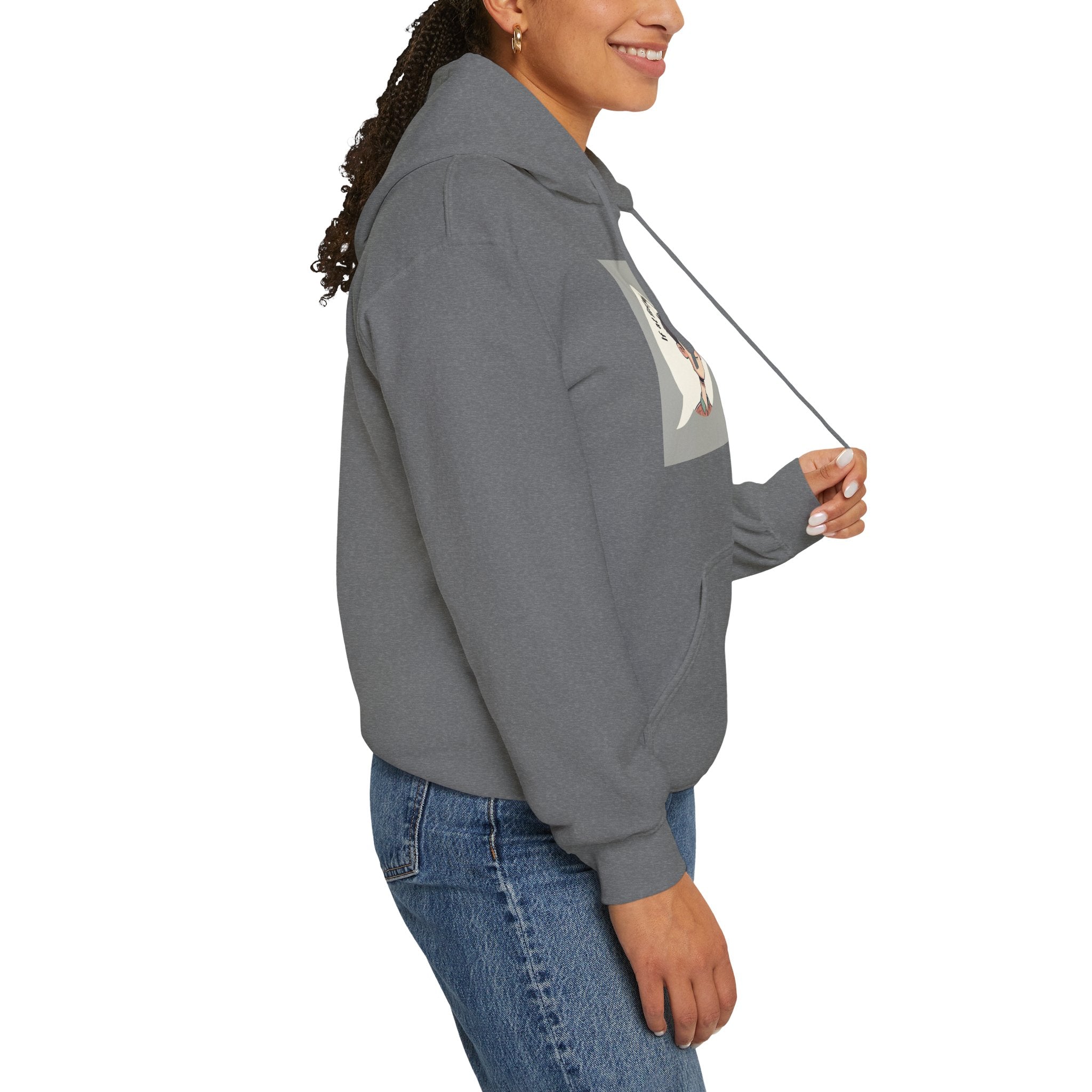 Whimsical Conversation Hoodie - Fun Sweatshirt for Friends, Cozy Gift, Casual Wear, Graphic Pullover, Unisex Apparel