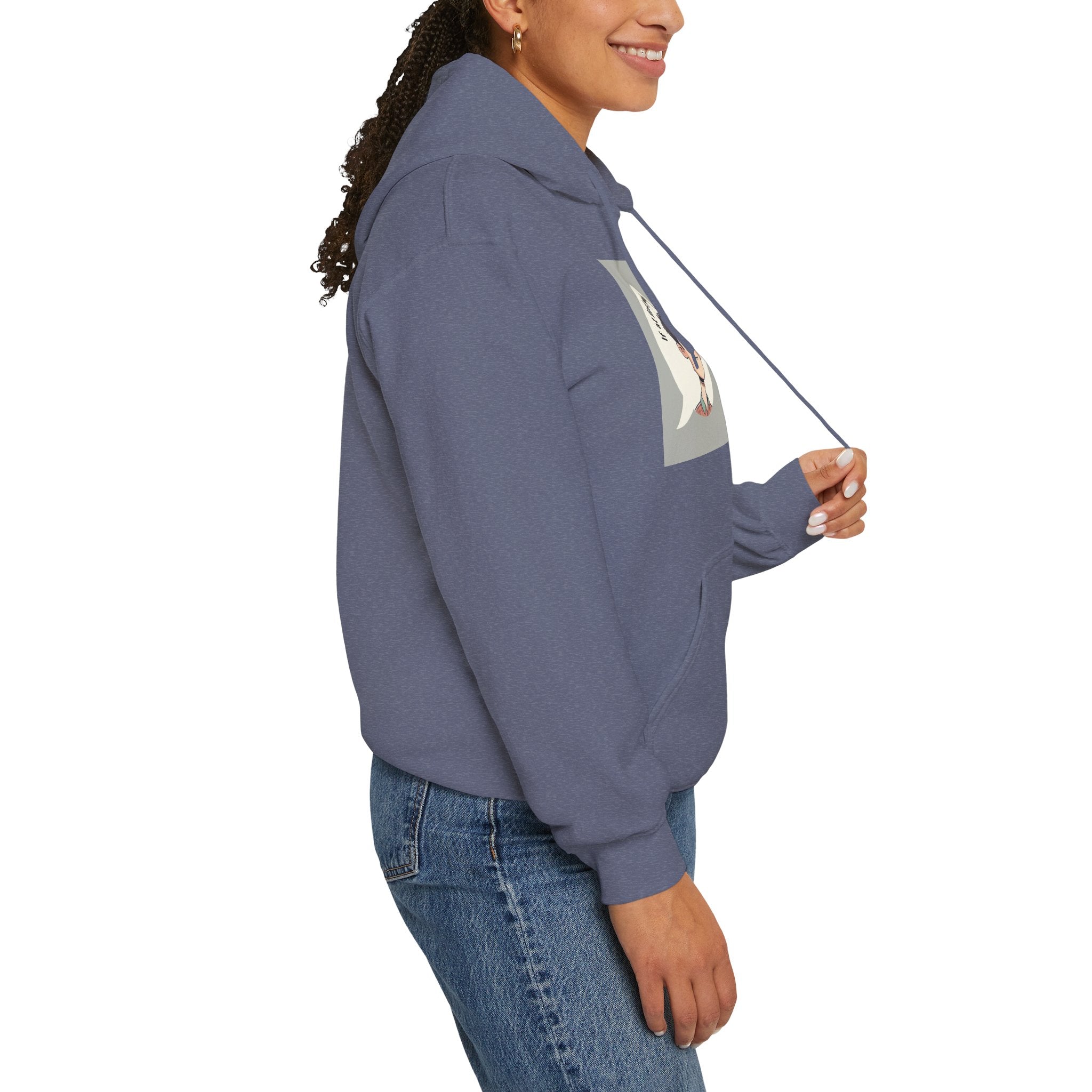 Whimsical Conversation Hoodie - Fun Sweatshirt for Friends, Cozy Gift, Casual Wear, Graphic Pullover, Unisex Apparel