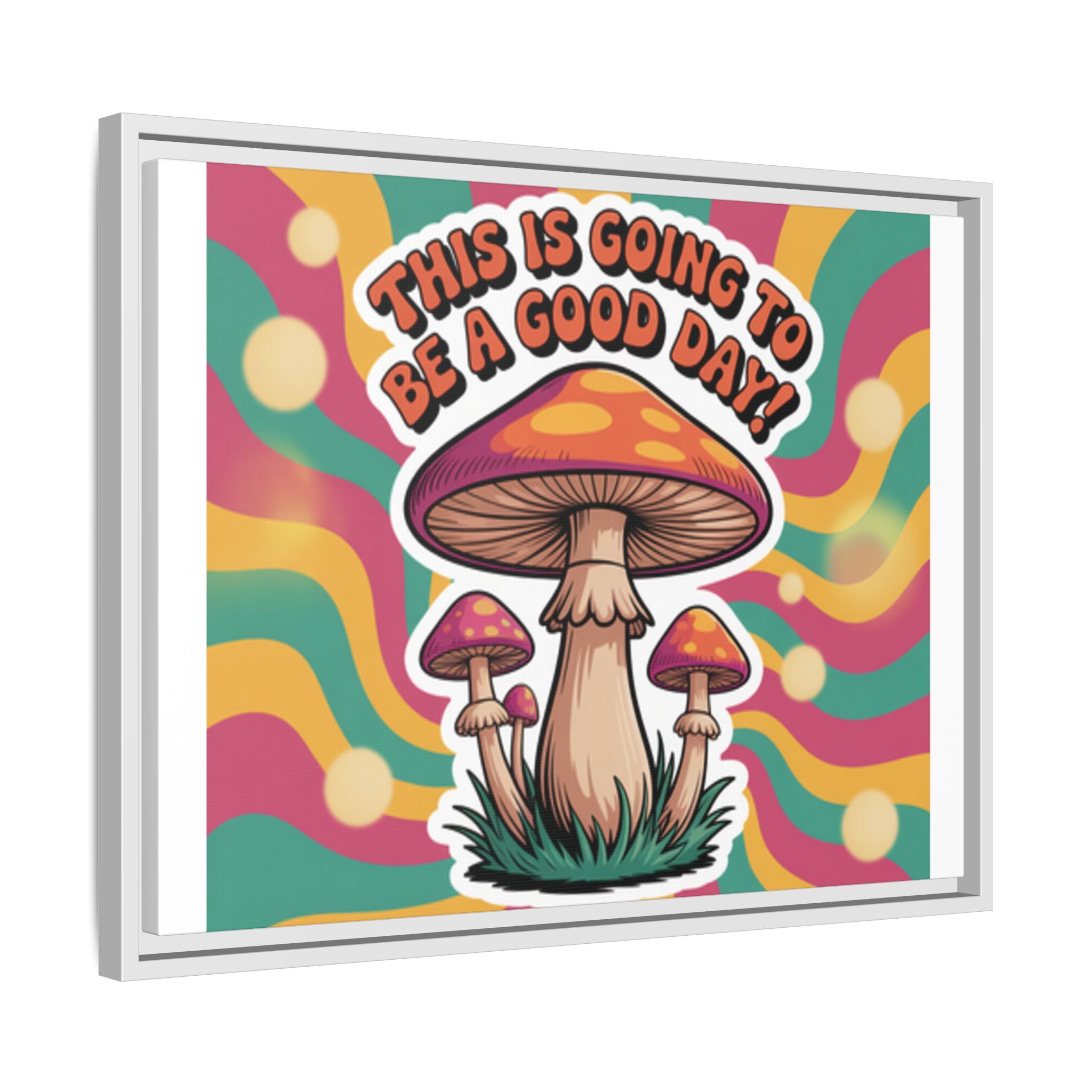 Colorful Framed Canvas Art - "This Is Going To Be A Good Day!" - Positive Vibe Decor, Wall Art for Home, Gift for Friends, Happy Day [...]