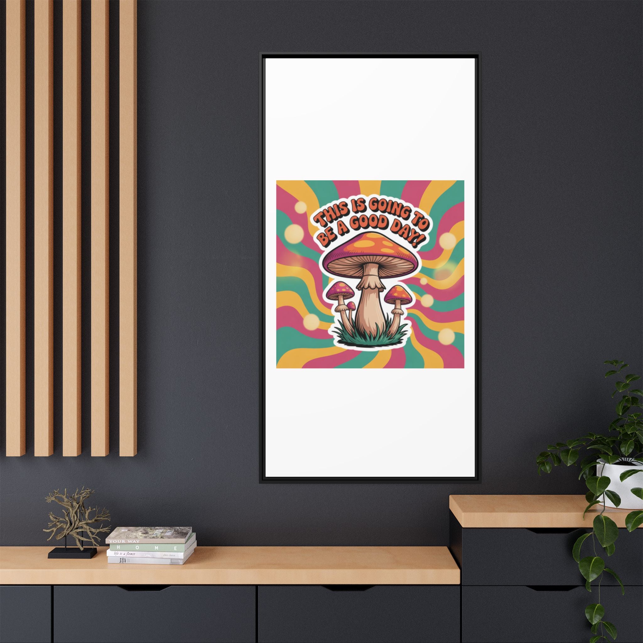 Colorful Framed Canvas Art - "This Is Going To Be A Good Day!" - Positive Vibe Decor, Wall Art for Home, Gift for Friends, Happy Day [...]