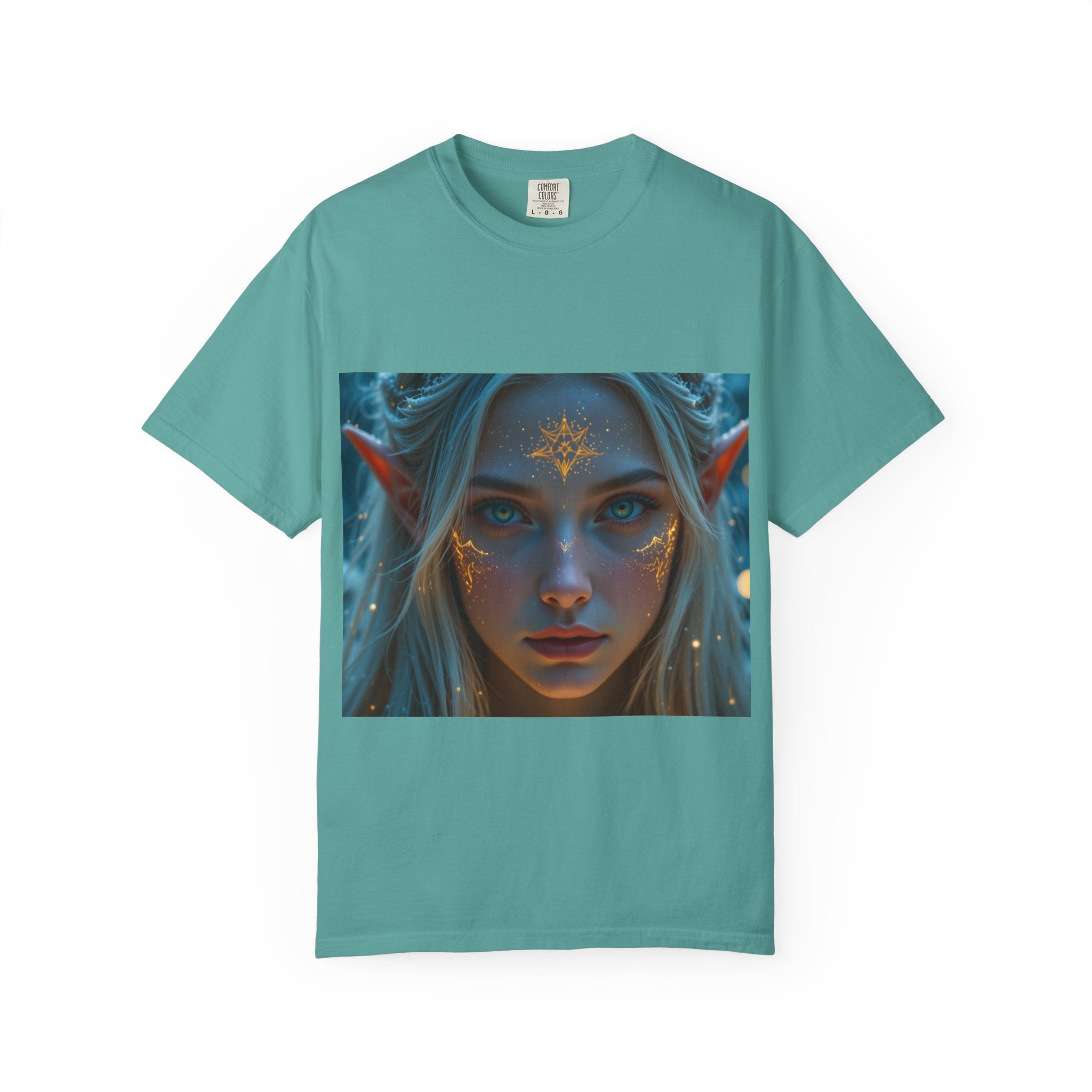 Fantasy-Inspired Elf Princess Unisex T-Shirt, Boho Style Tee for Art Lovers, Gift for Creatives, Dreamy Aesthetic Shirt, Unique Fan Merchandise