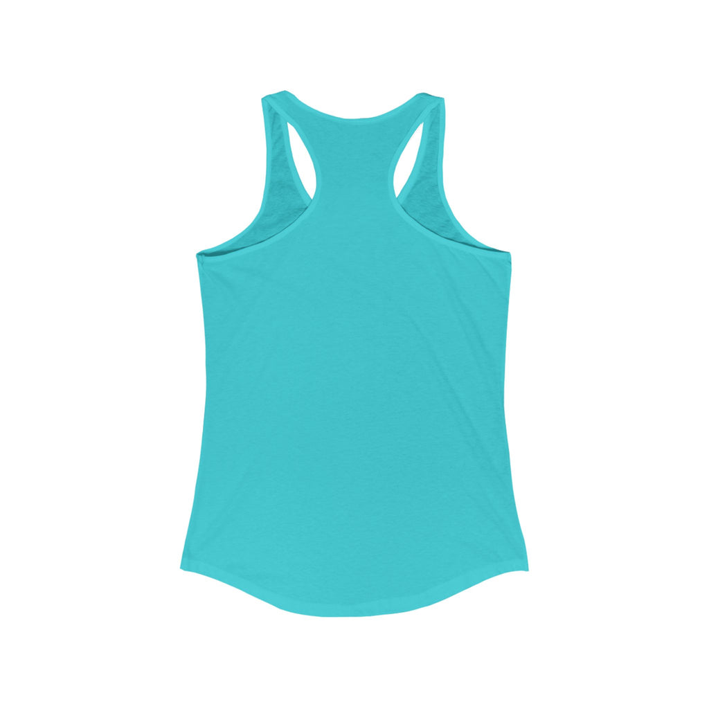 Positive Mushroom Vibe Women's Racerback Tank - Good Day Graphic Tee, Summer Workout Top, Gift for Her, Festival Clothing, Boho Style