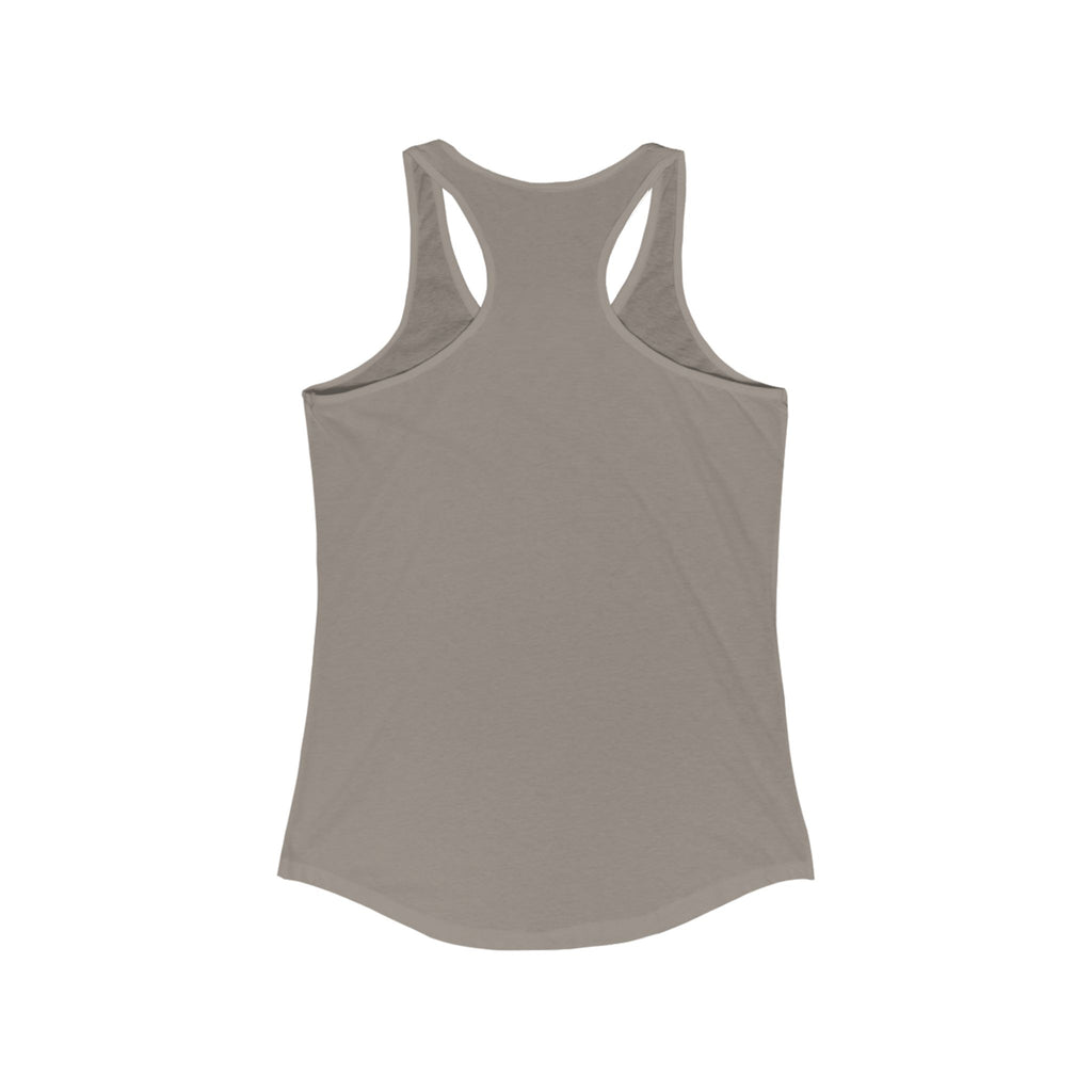 Positive Mushroom Vibe Women's Racerback Tank - Good Day Graphic Tee, Summer Workout Top, Gift for Her, Festival Clothing, Boho Style