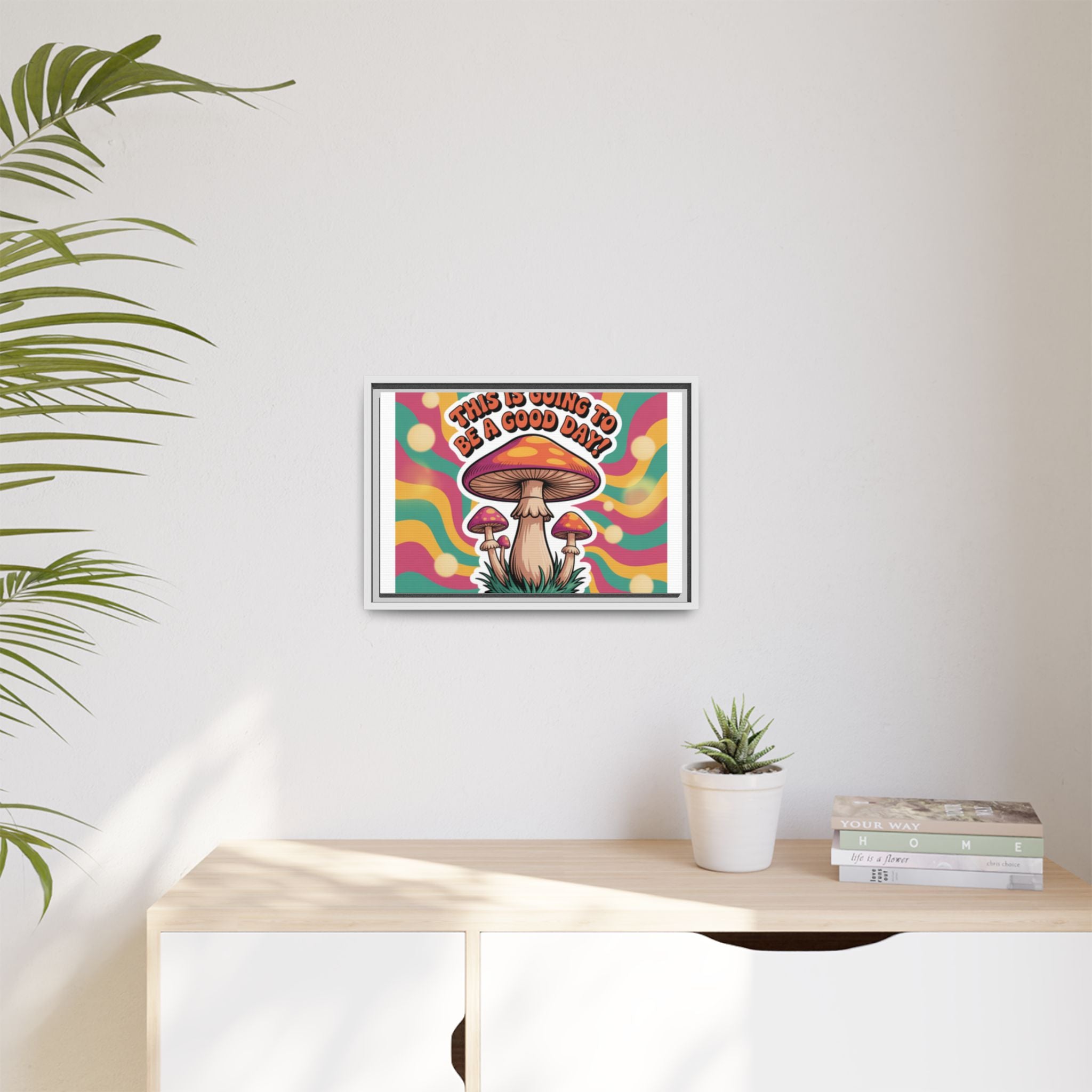 Colorful Framed Canvas Art - "This Is Going To Be A Good Day!" - Positive Vibe Decor, Wall Art for Home, Gift for Friends, Happy Day [...]