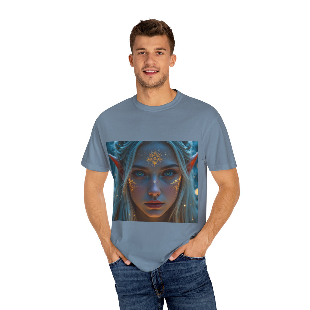 Fantasy-Inspired Elf Princess Unisex T-Shirt, Boho Style Tee for Art Lovers, Gift for Creatives, Dreamy Aesthetic Shirt, Unique Fan Merchandise