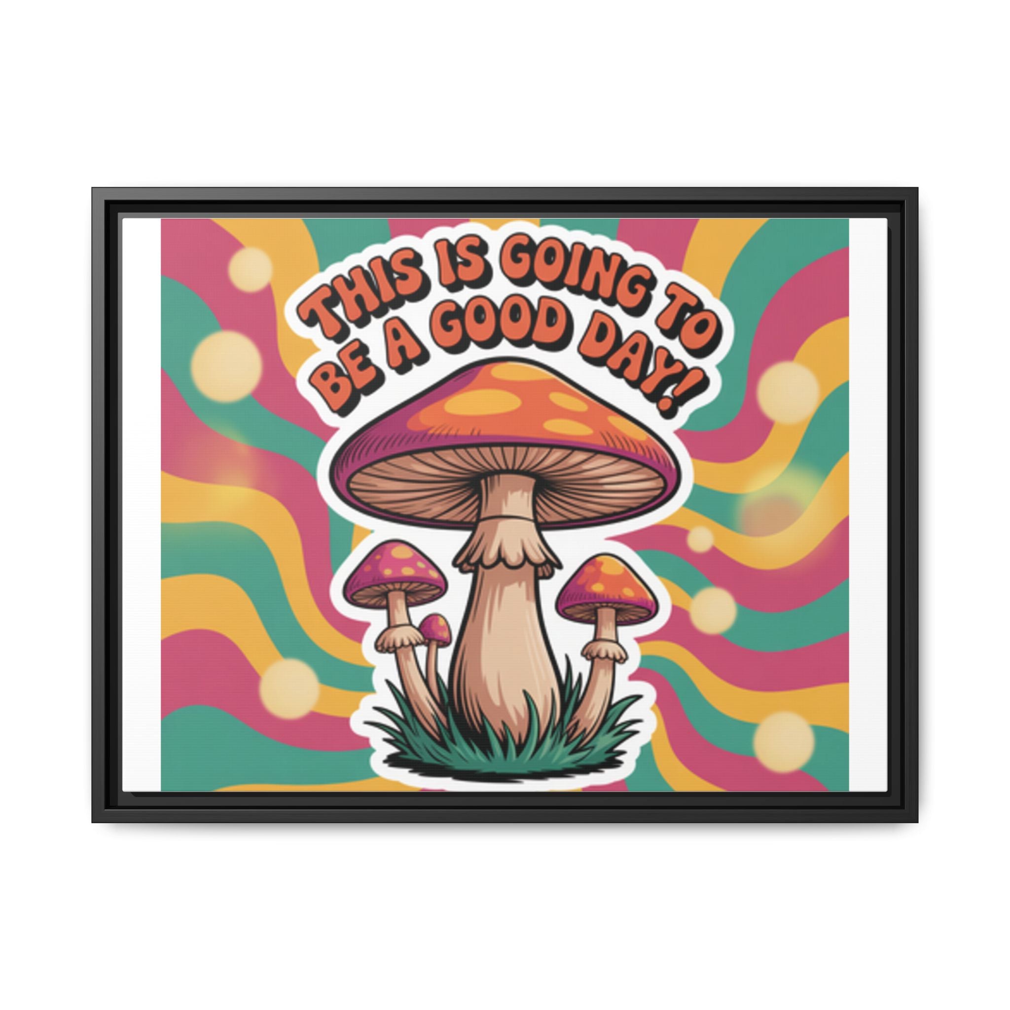 Colorful Framed Canvas Art - "This Is Going To Be A Good Day!" - Positive Vibe Decor, Wall Art for Home, Gift for Friends, Happy Day [...]
